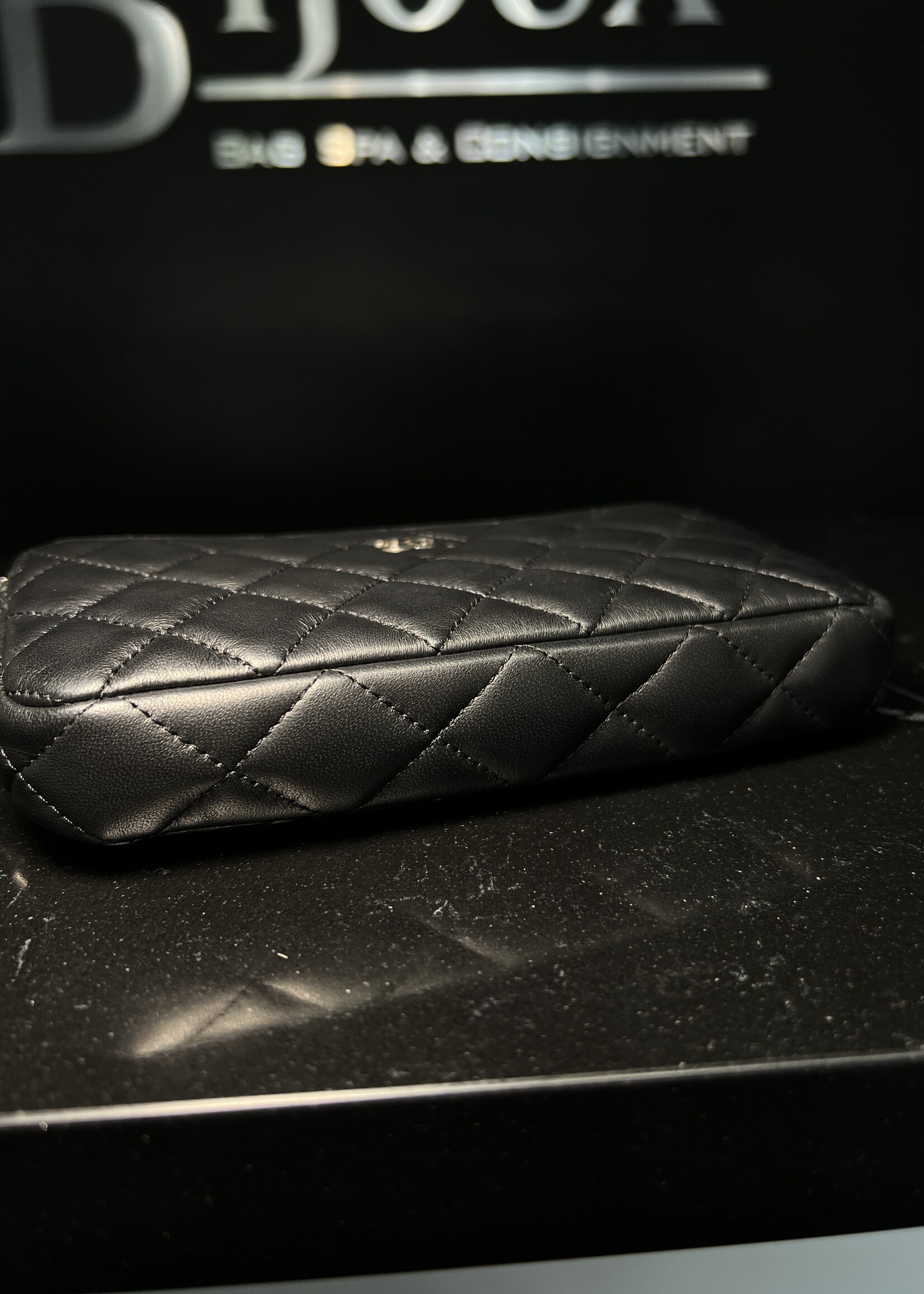 Chanel SOLD-  Chanel Double Zip Wallet on Chain