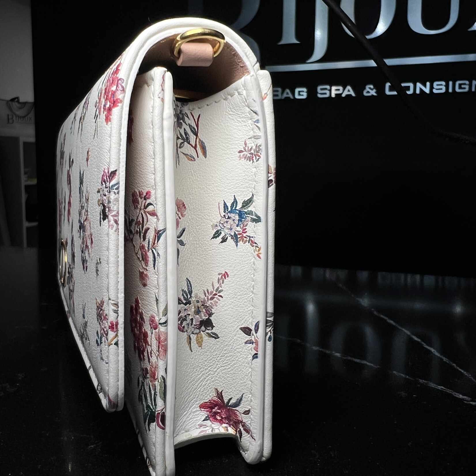 Christian Dior SOLD- Christian Dior Caro Clutch on Chain