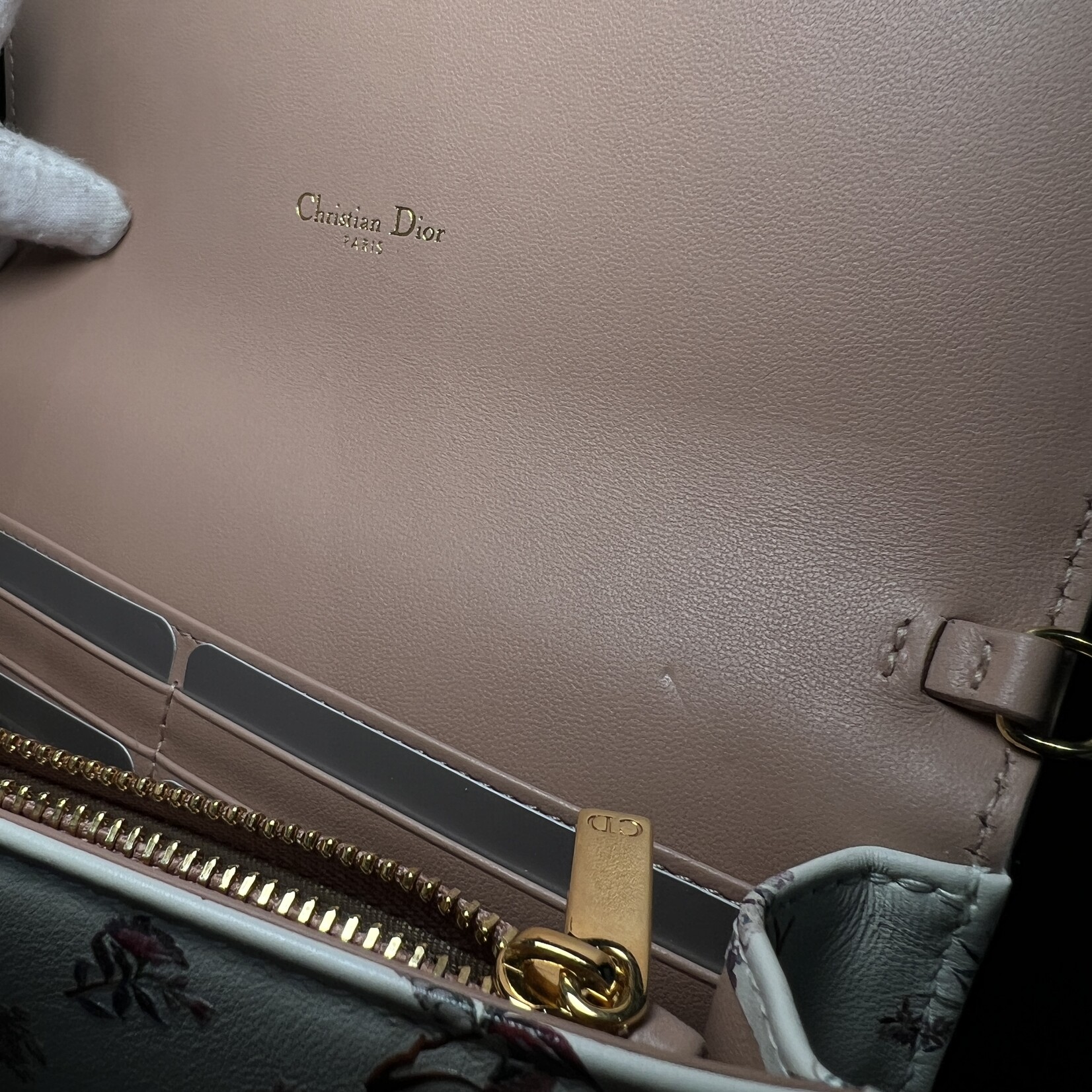 Christian Dior SOLD- Christian Dior Caro Clutch on Chain
