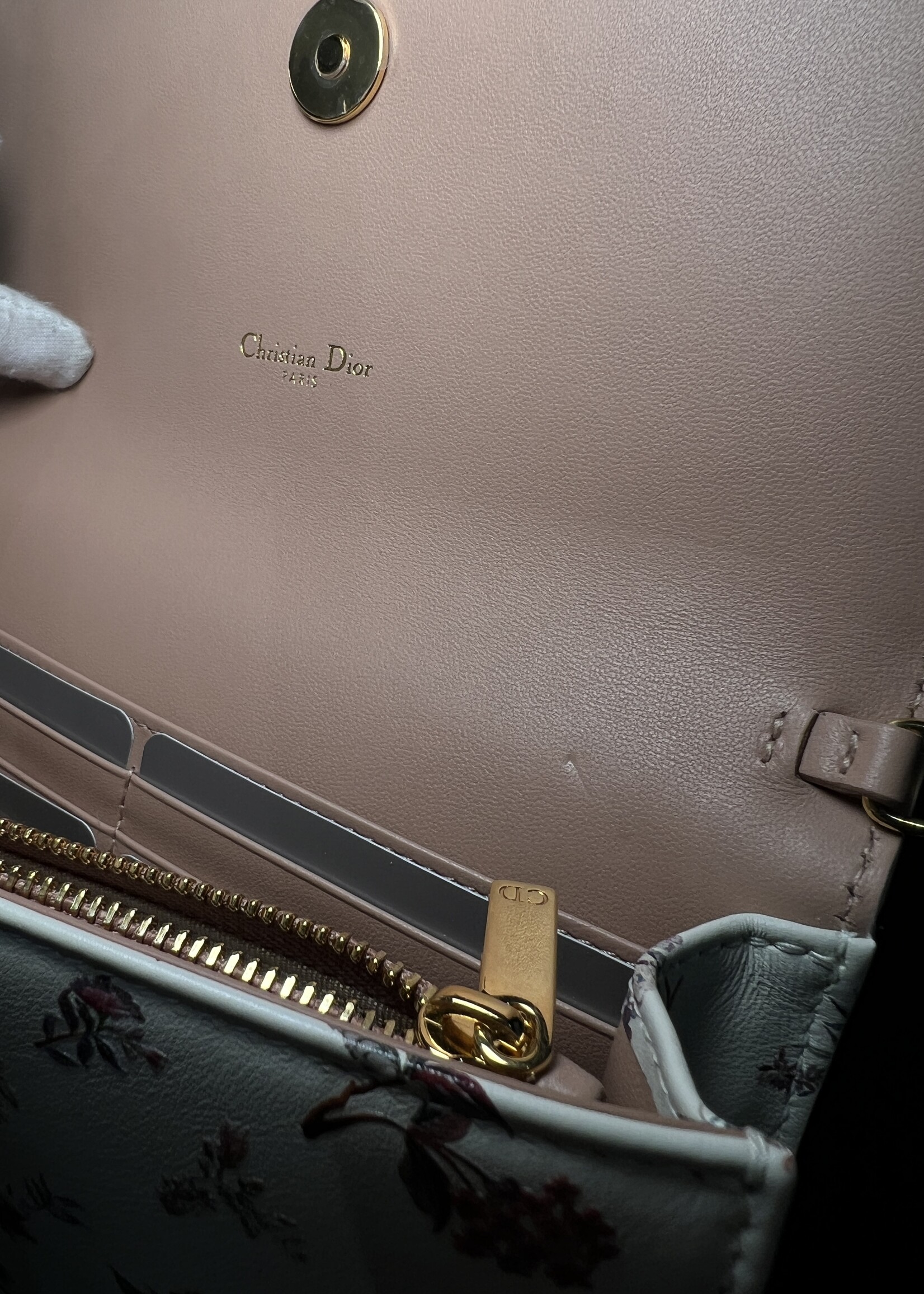 Christian Dior SOLD- Christian Dior Caro Clutch on Chain