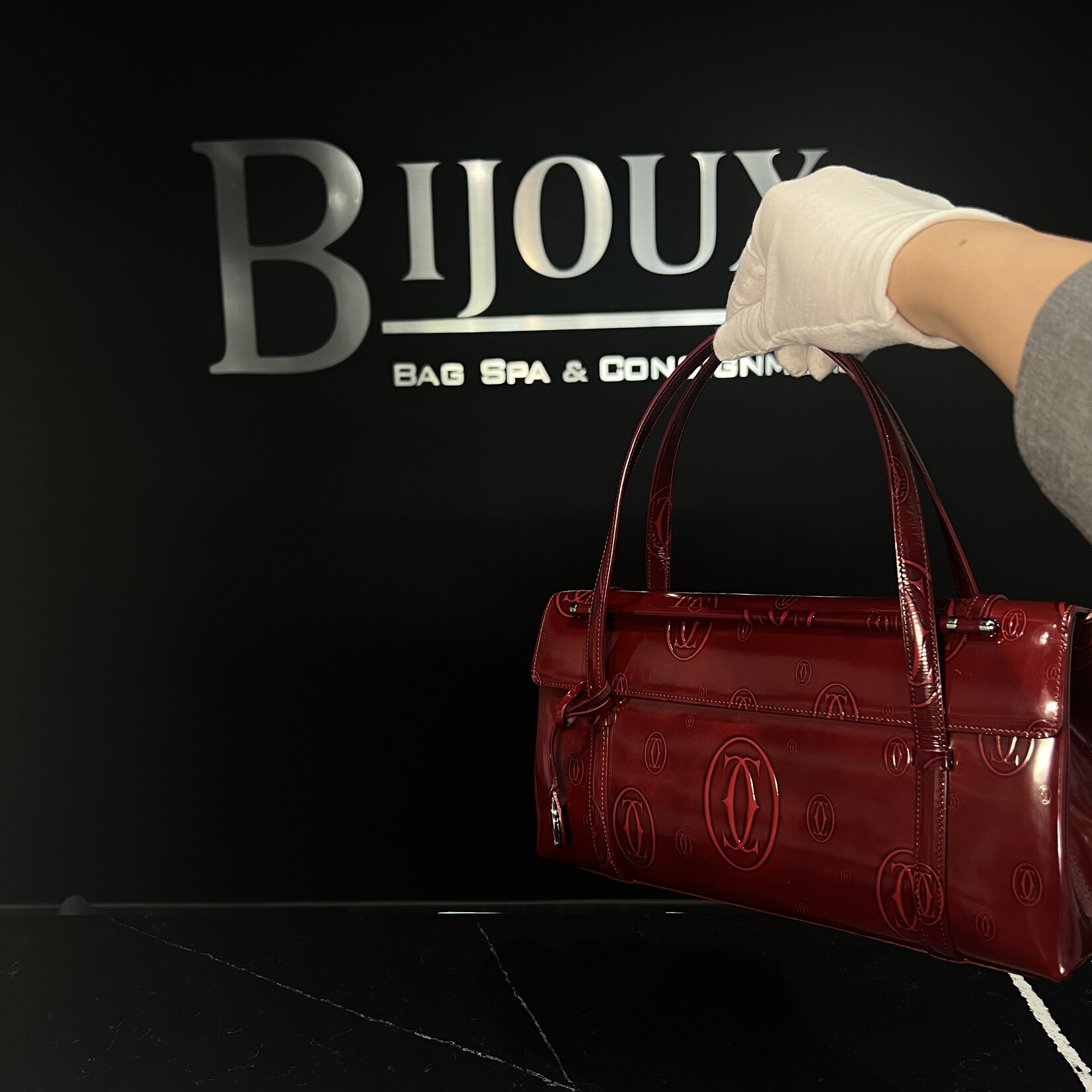 Cartier SOLD - Cartier Happy Birthday Shoulder Patent