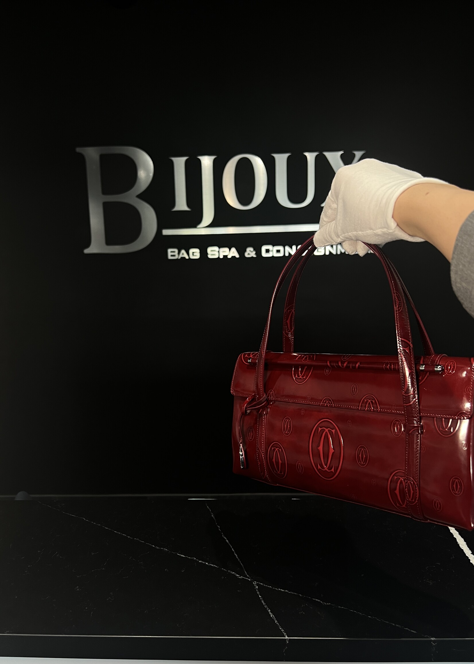 Cartier SOLD - Cartier Happy Birthday Shoulder Patent