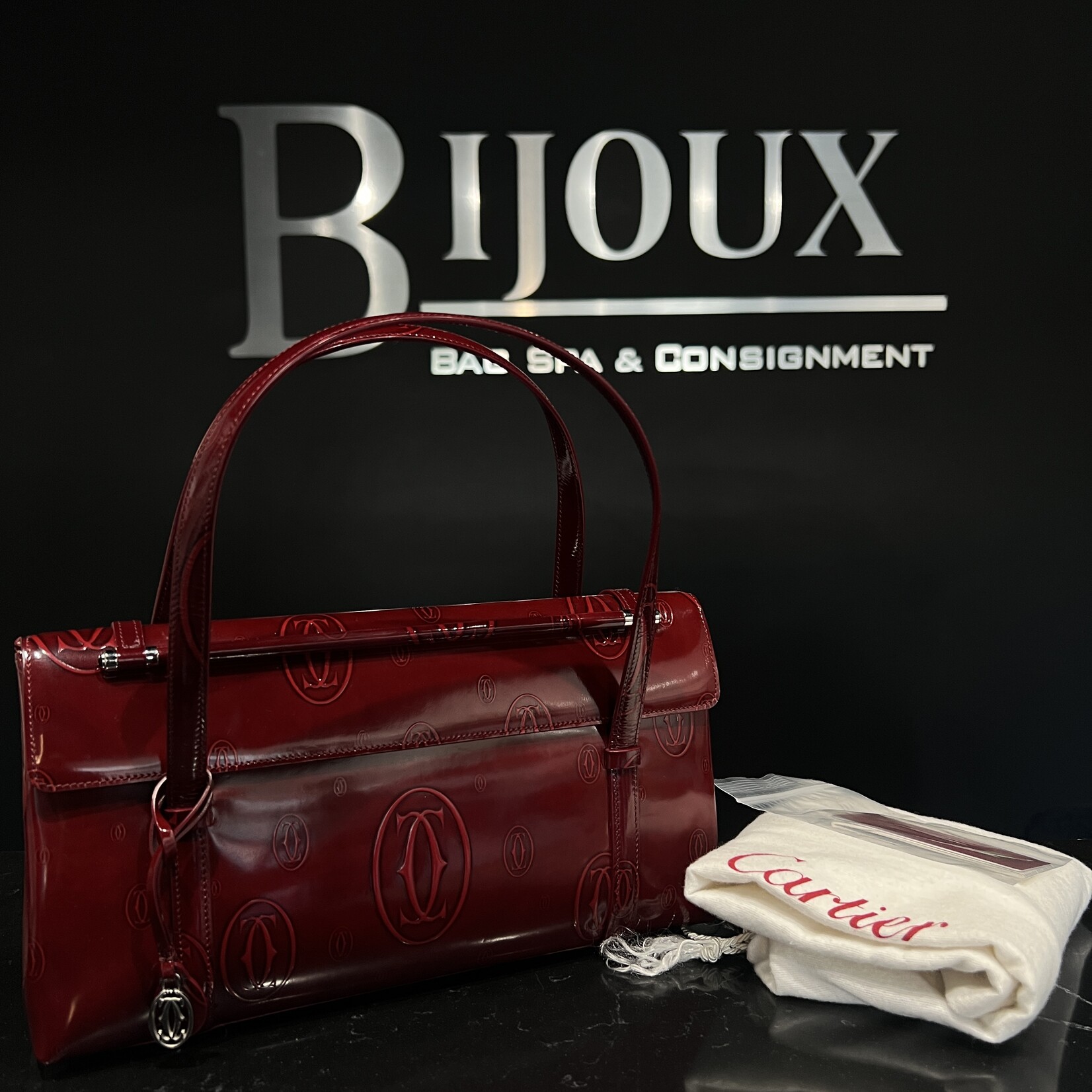 Cartier SOLD - Cartier Happy Birthday Shoulder Patent