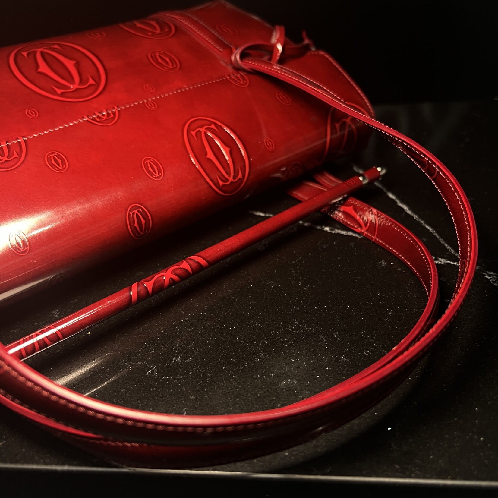 Cartier SOLD - Cartier Happy Birthday Shoulder Patent