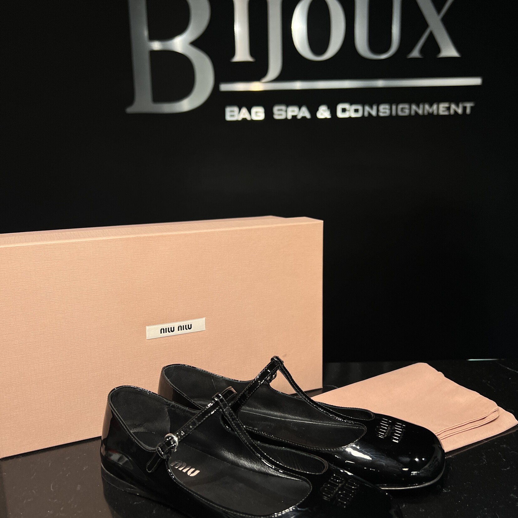 Miu MIu Miu Miu Flat Mary Janes- 35.5