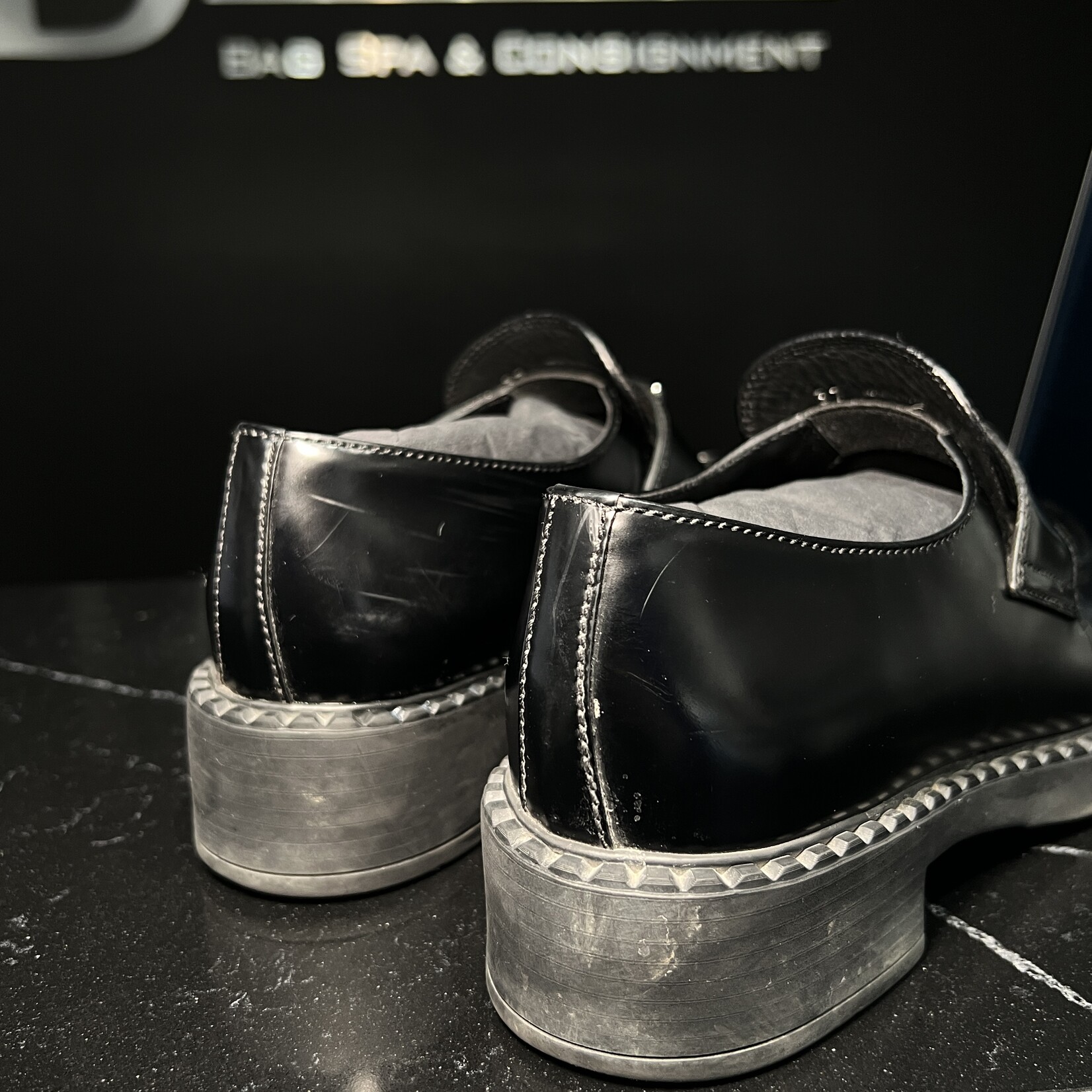 Prada Prada Brushed Leather Loafer