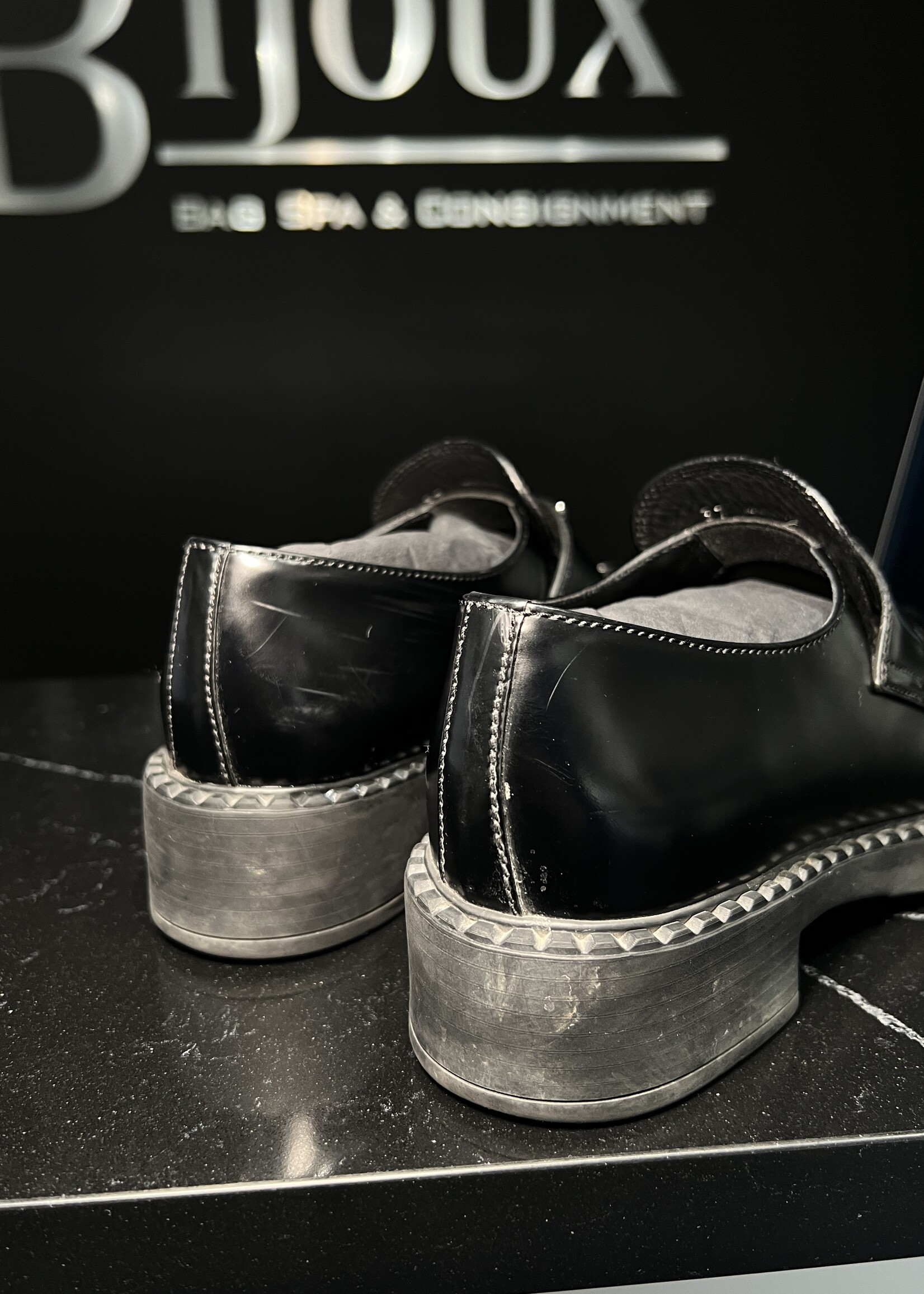 Prada Prada Brushed Leather Loafer