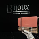 Burberry SOLD - Burberry Derby Haymarket Loxley Crossbody Pink