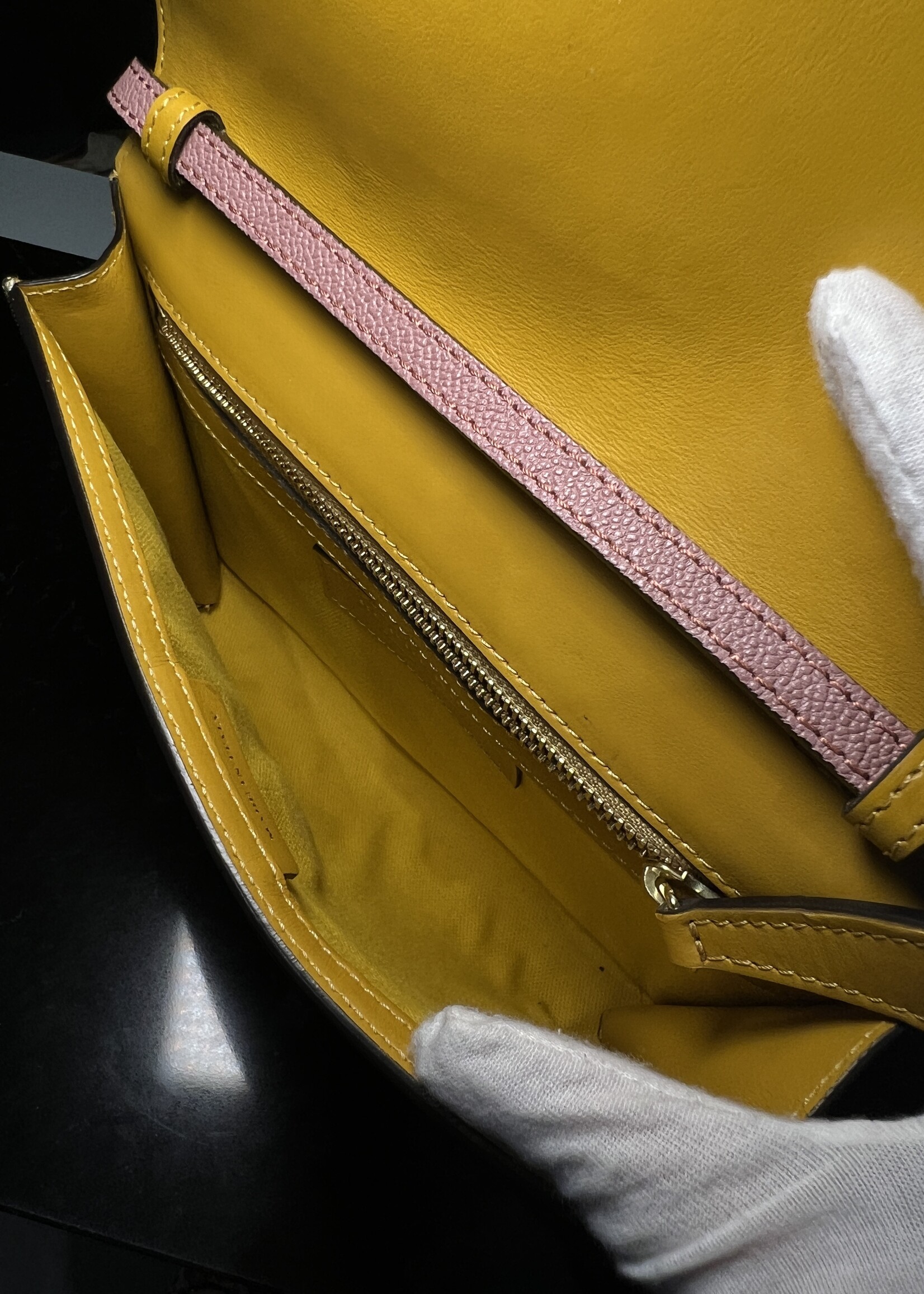 Burberry SOLD - Burberry Derby Haymarket Loxley Crossbody Pink