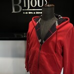 Burberry Burberry Red Zip Hoodie