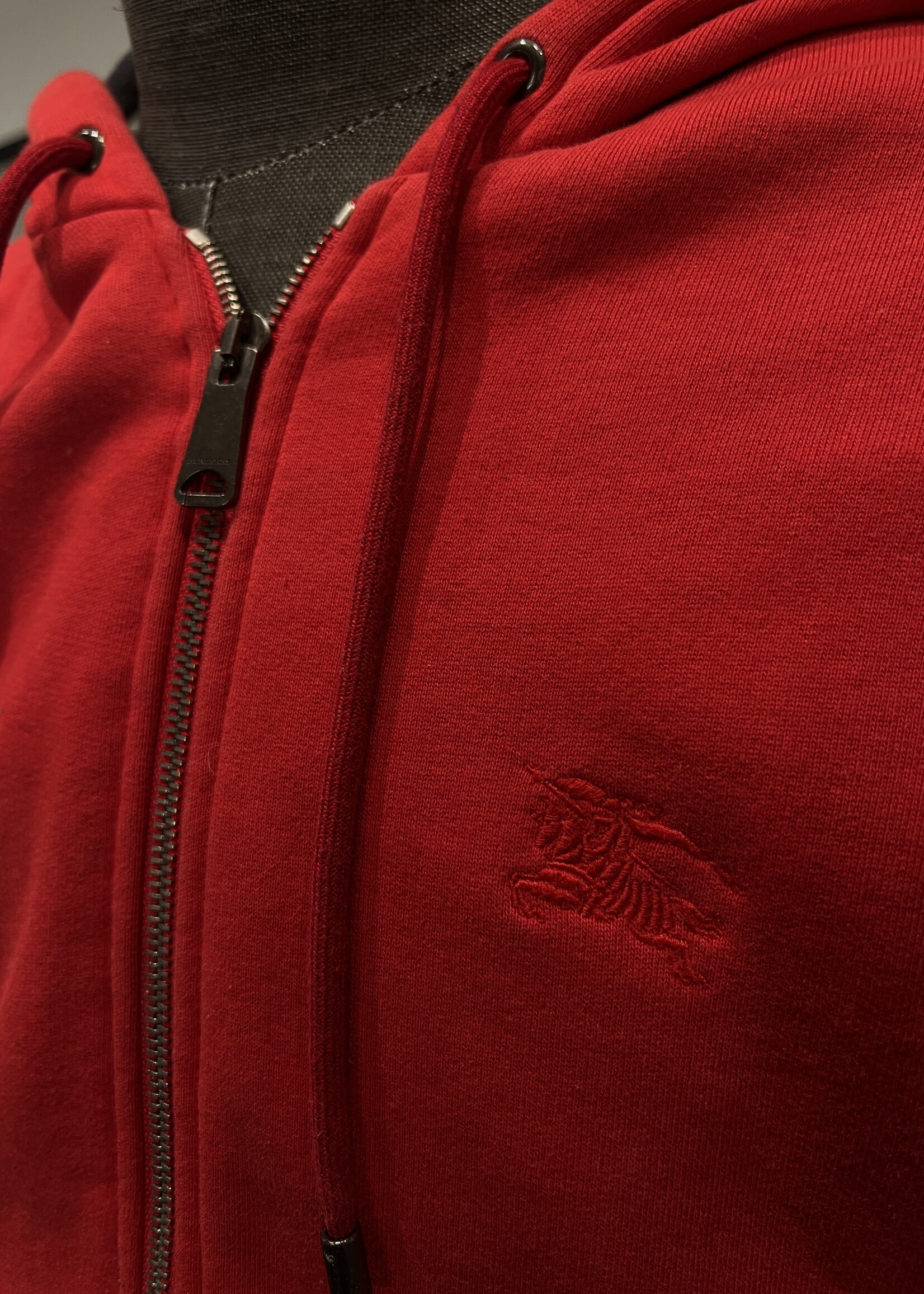 Burberry Burberry Red Zip Hoodie