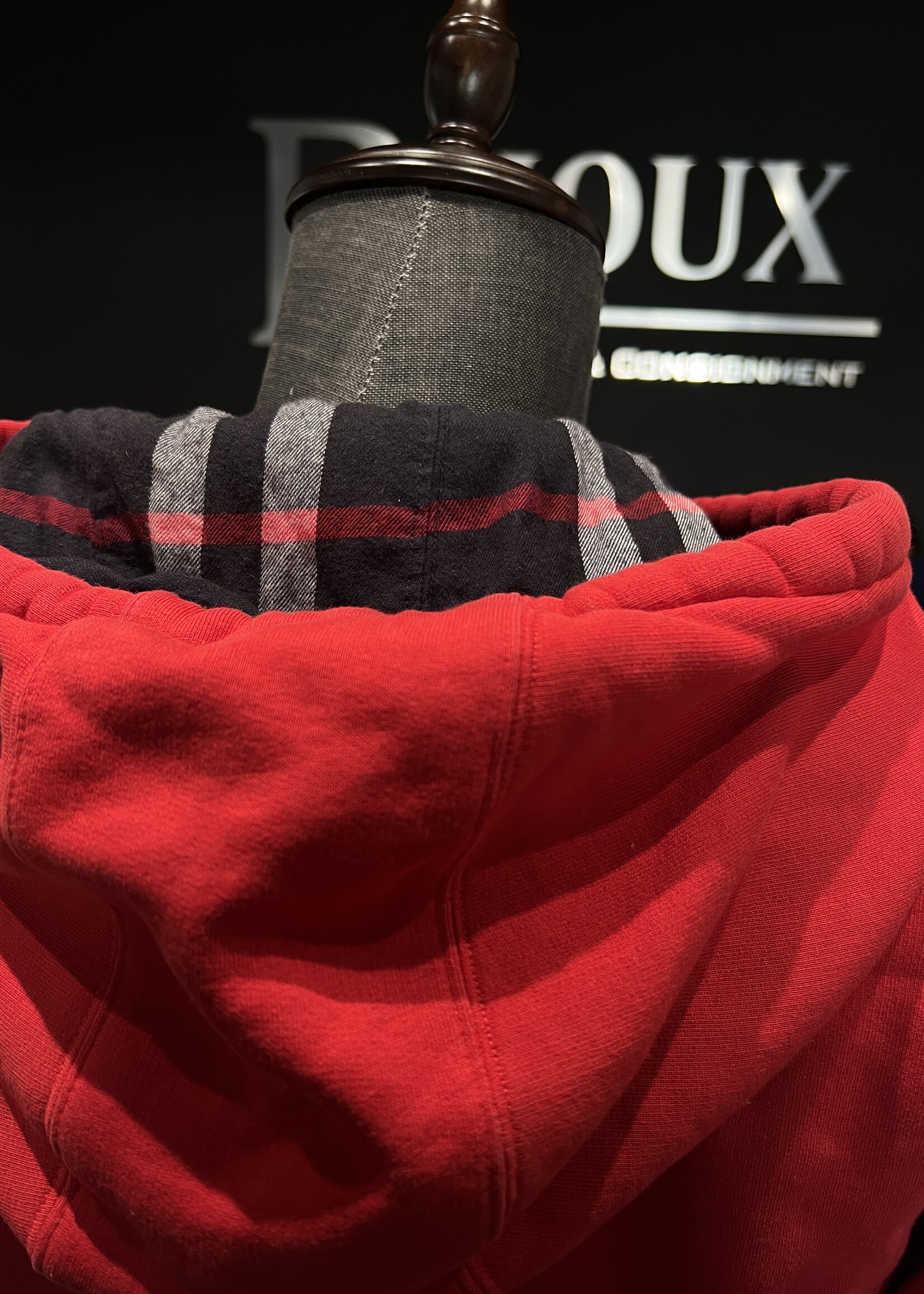 Burberry Burberry Red Zip Hoodie