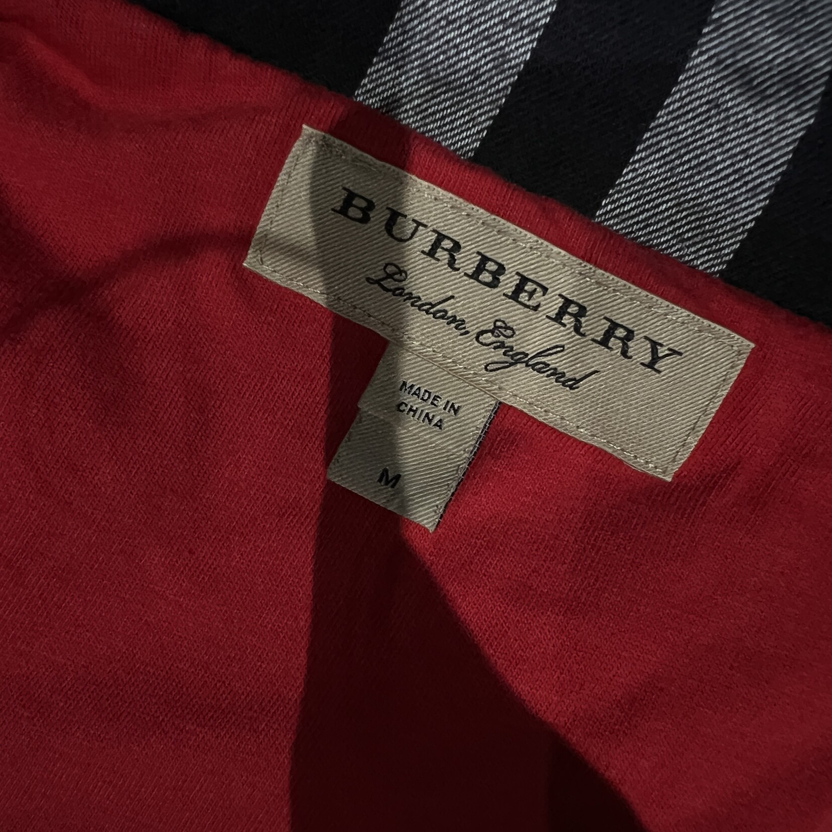 Burberry Burberry Red Zip Hoodie