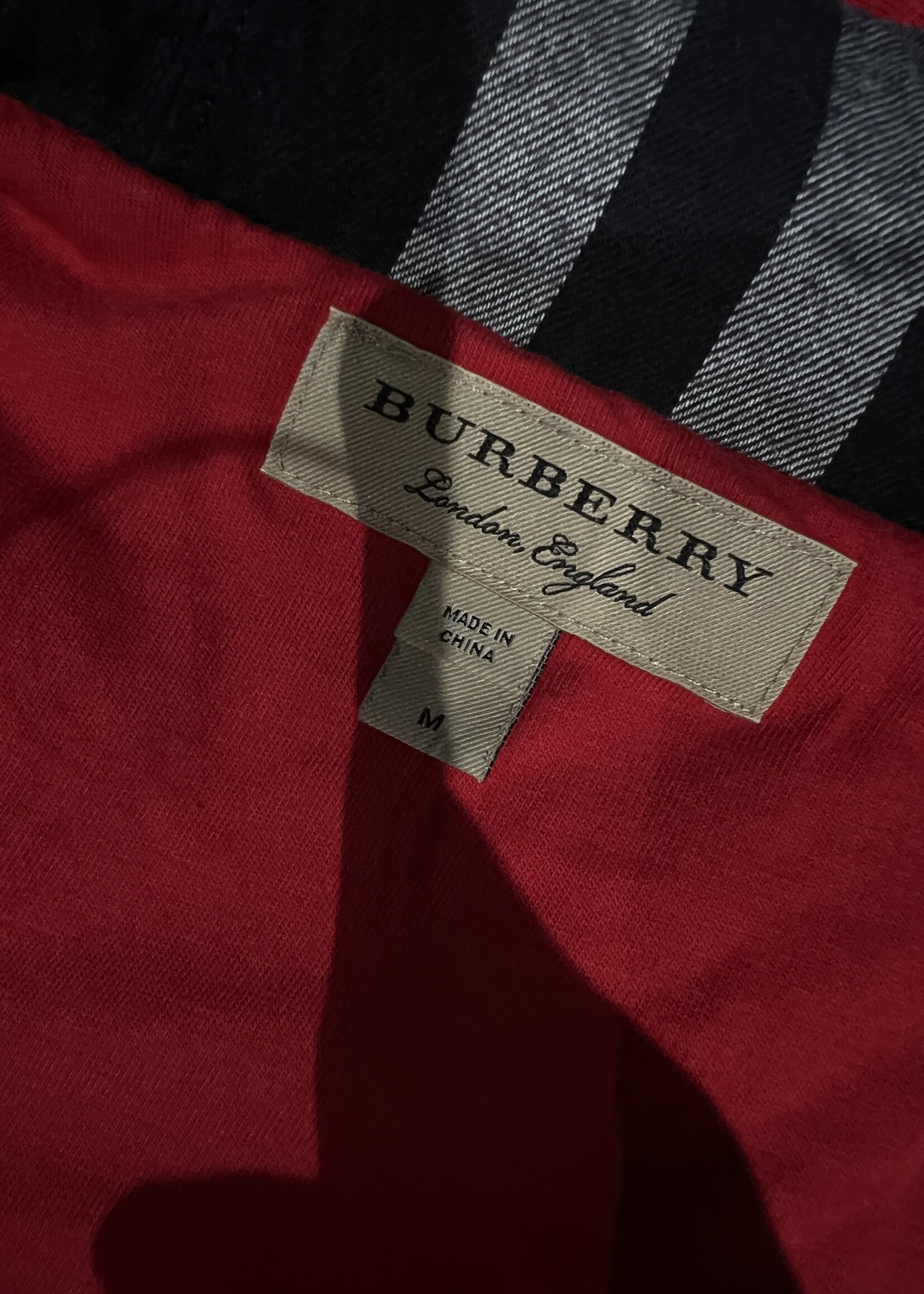 Burberry Burberry Red Zip Hoodie