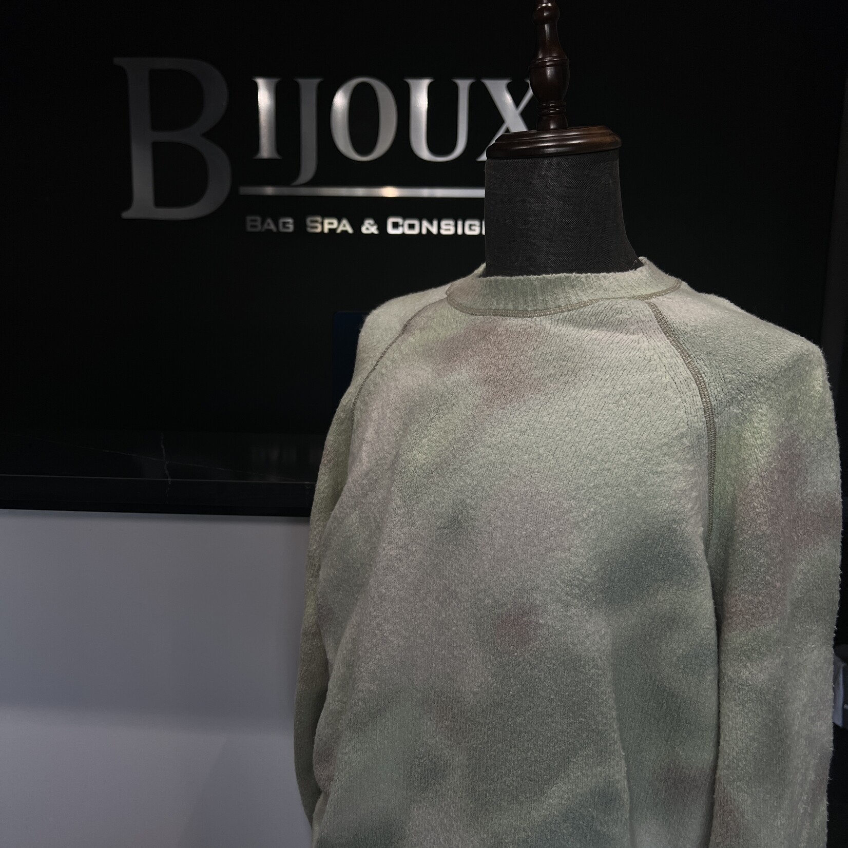 Kenzo Green Cloud Camo Jumper