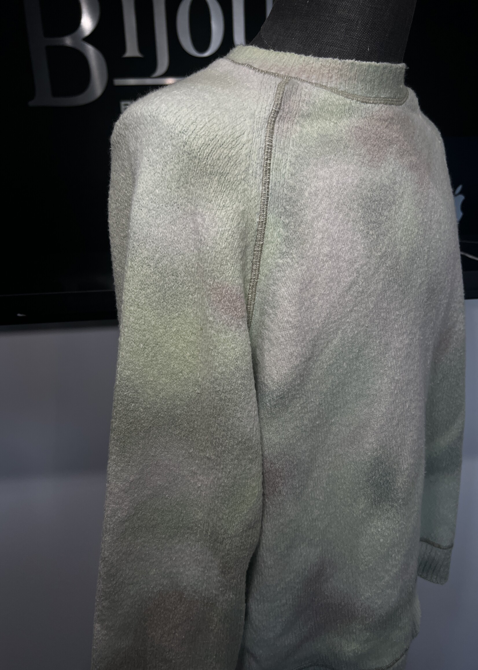 SOLD- Kenzo Green Cloud Camo Jumper