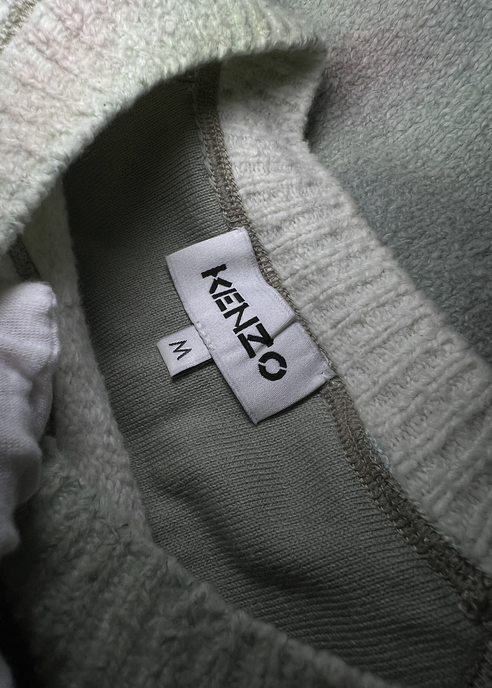 Kenzo Green Cloud Camo Jumper