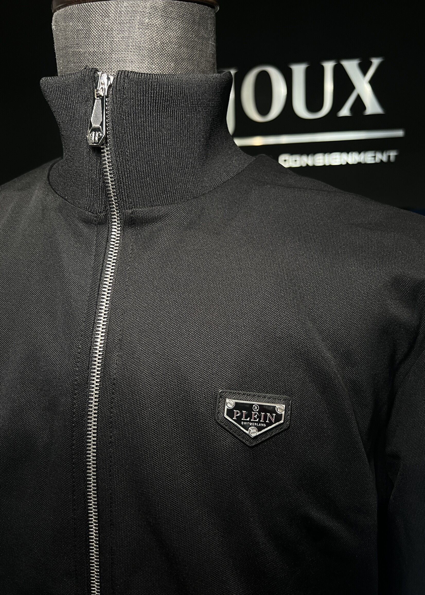 SOLD- Philipp Pliein Logo Patch Zipped