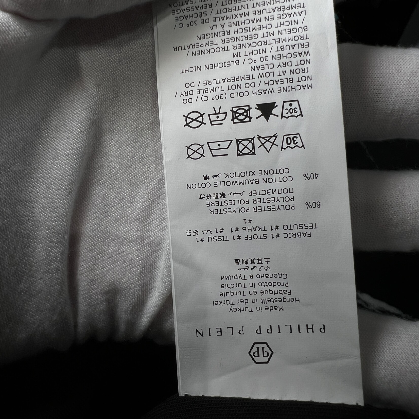 Philipp Pliein Logo Patch Zipped