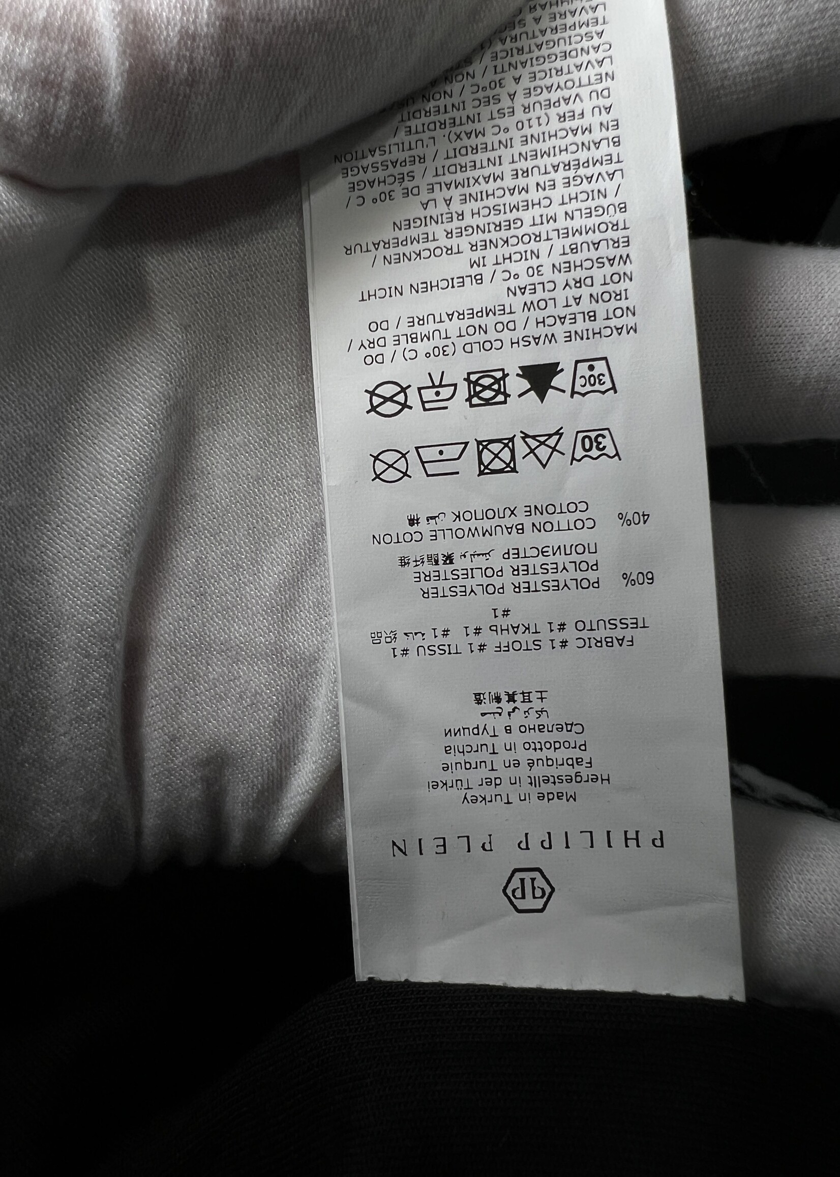 Philipp Pliein Logo Patch Zipped