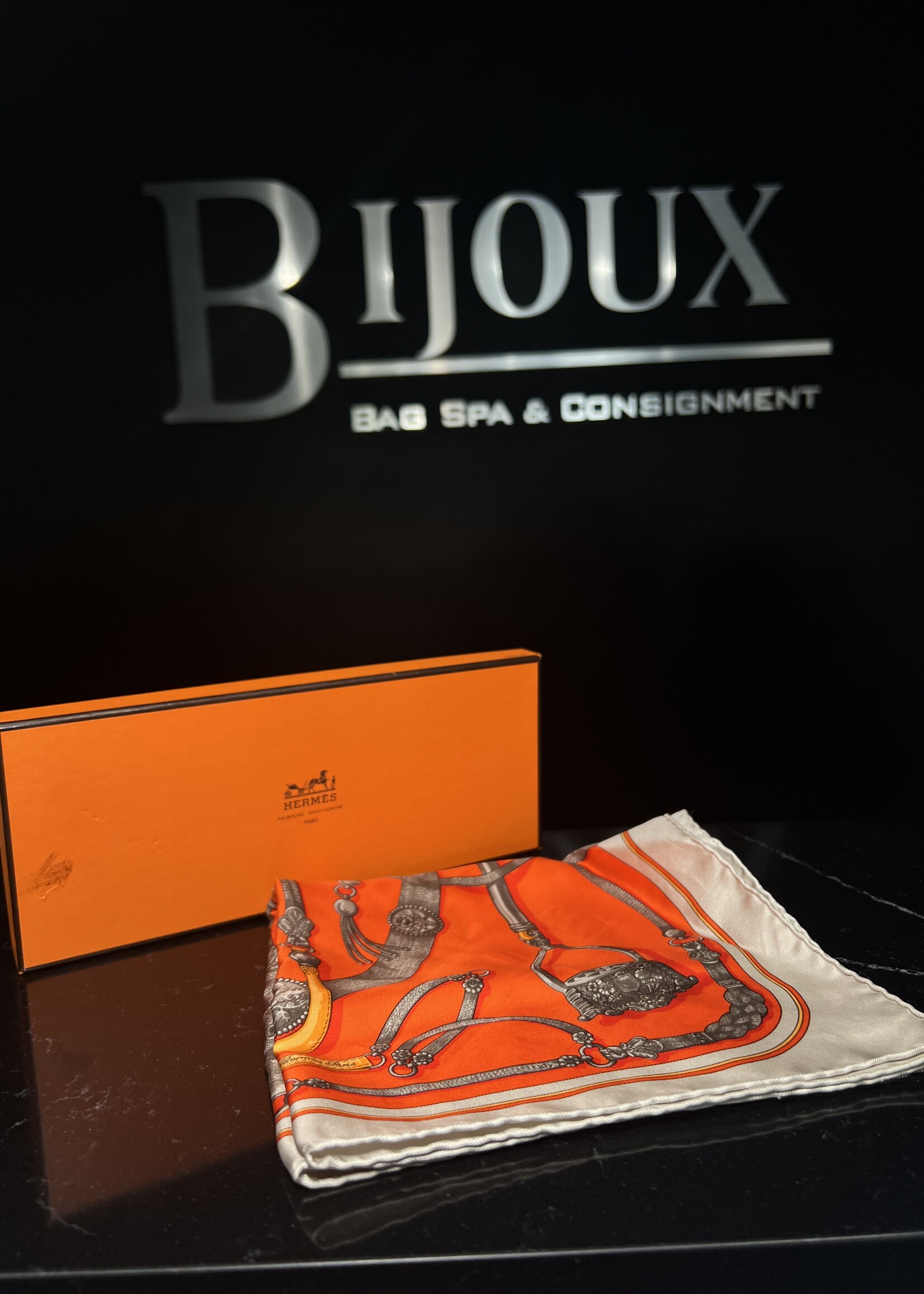 Hermes SOLD - Hermes Orange Scarf