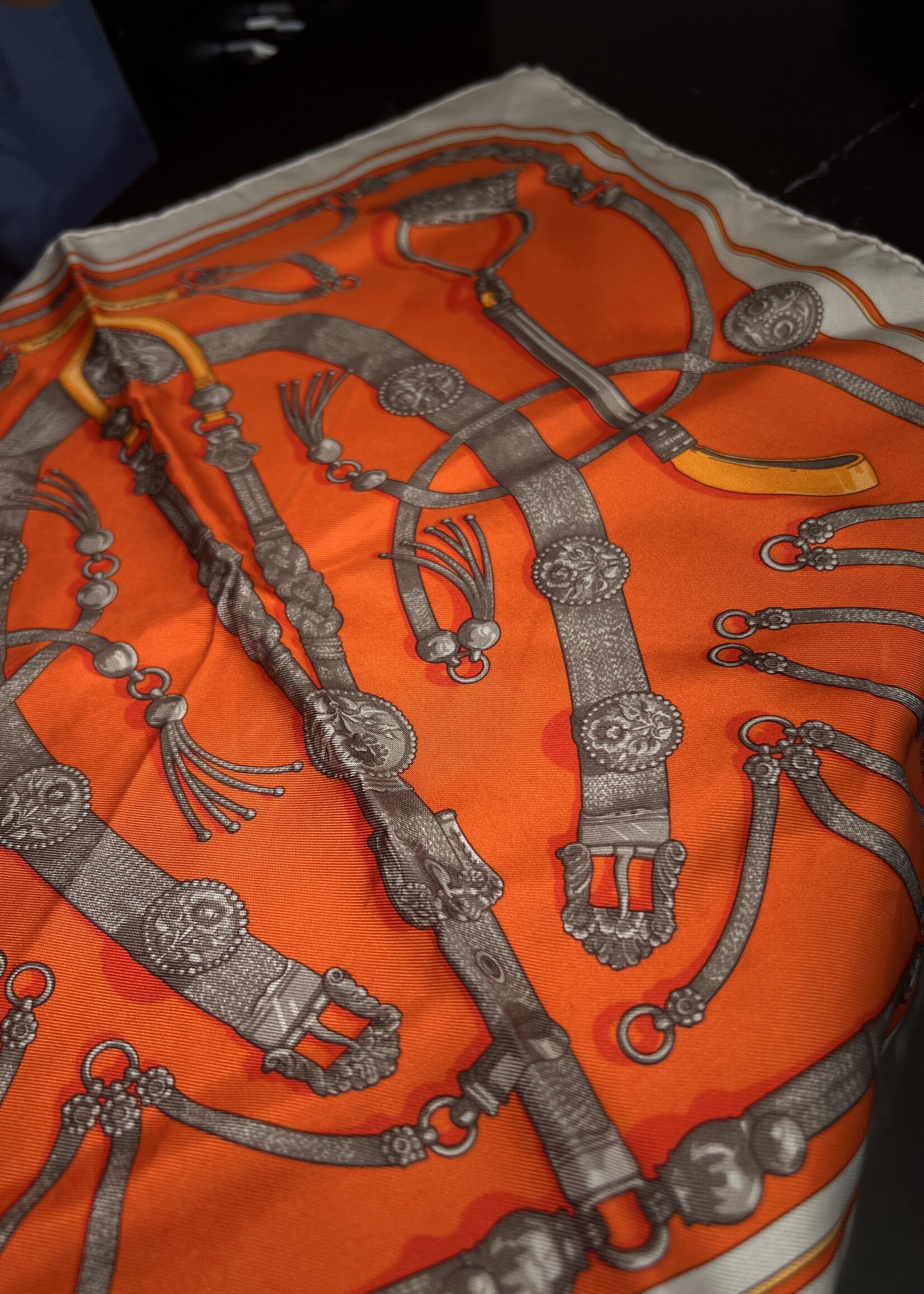 Hermes SOLD - Hermes Orange Scarf