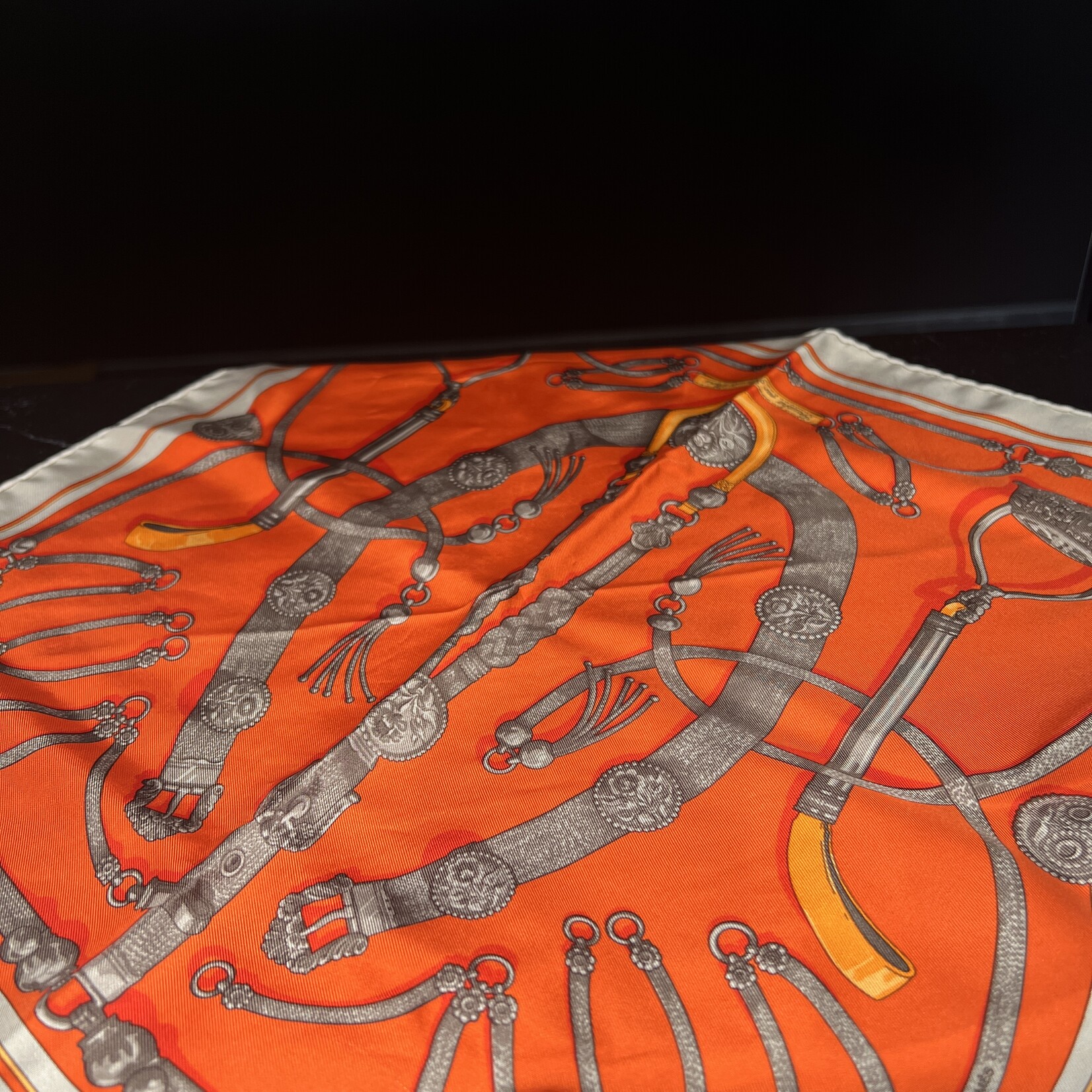 Hermes SOLD - Hermes Orange Scarf