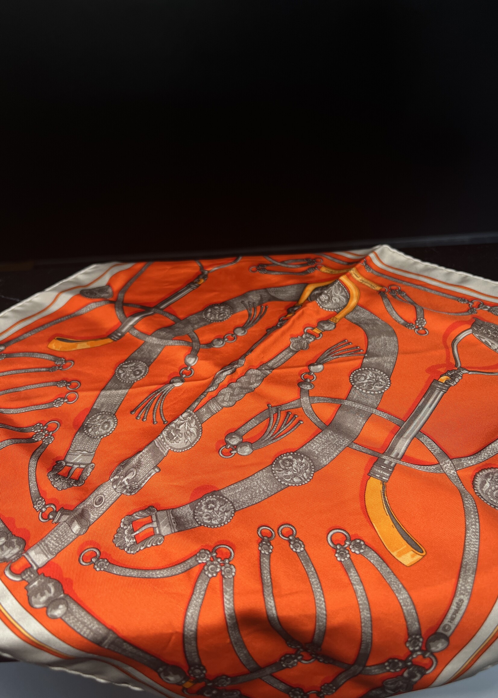 Hermes SOLD - Hermes Orange Scarf