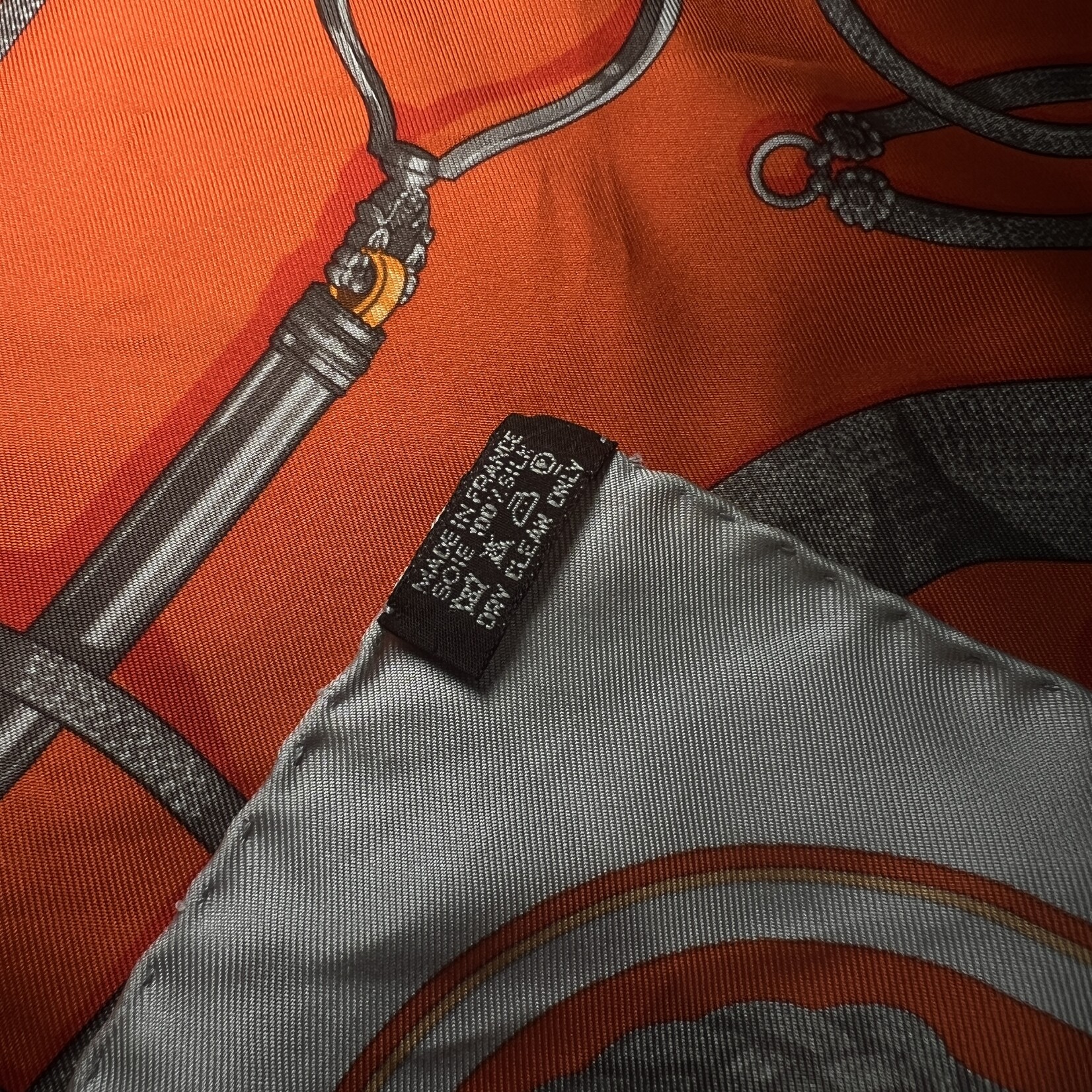 Hermes SOLD - Hermes Orange Scarf