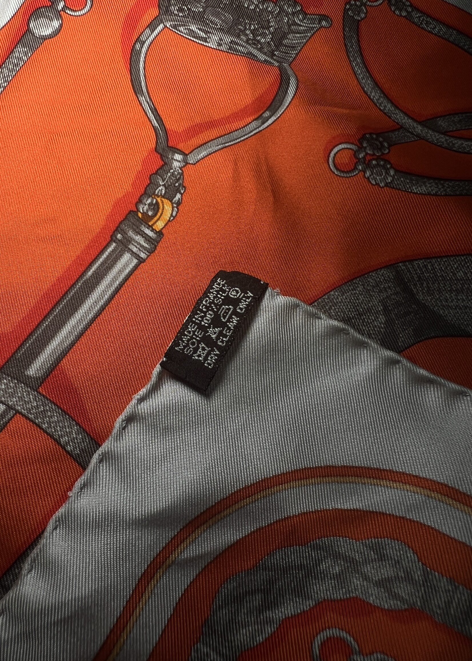 Hermes SOLD - Hermes Orange Scarf