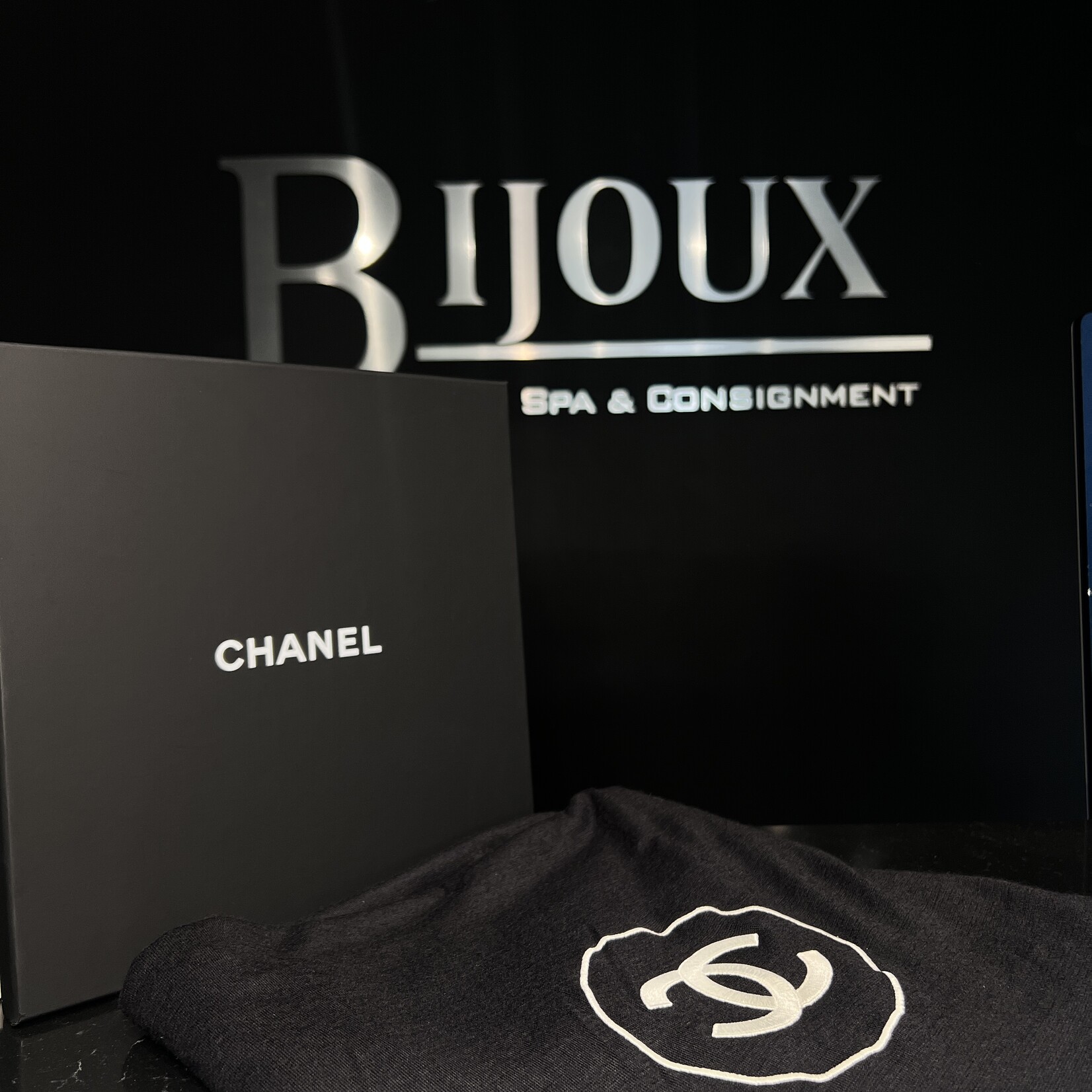 Chanel SOLD - Chanel Logo Scarf