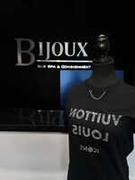 Louis Vuitton Louis Vuitton Print T-Shirt Chain Neck- XS