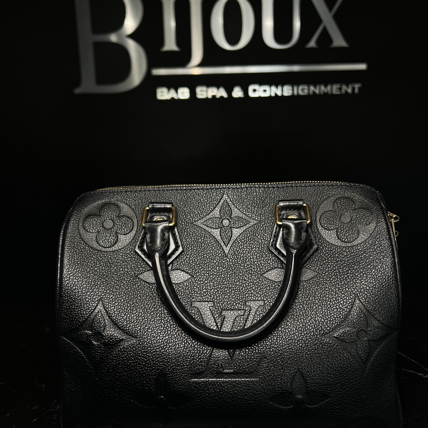 Louis Vuitton SOLD - Louis Vuitton Speedy Bandouliere Black