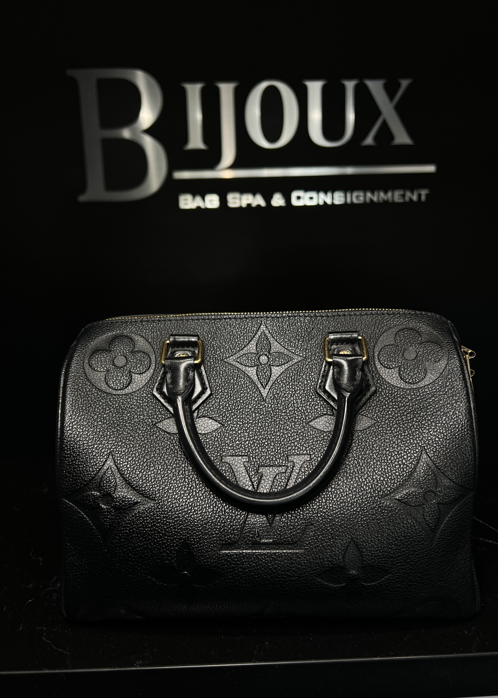 Louis Vuitton SOLD - Louis Vuitton Speedy Bandouliere Black