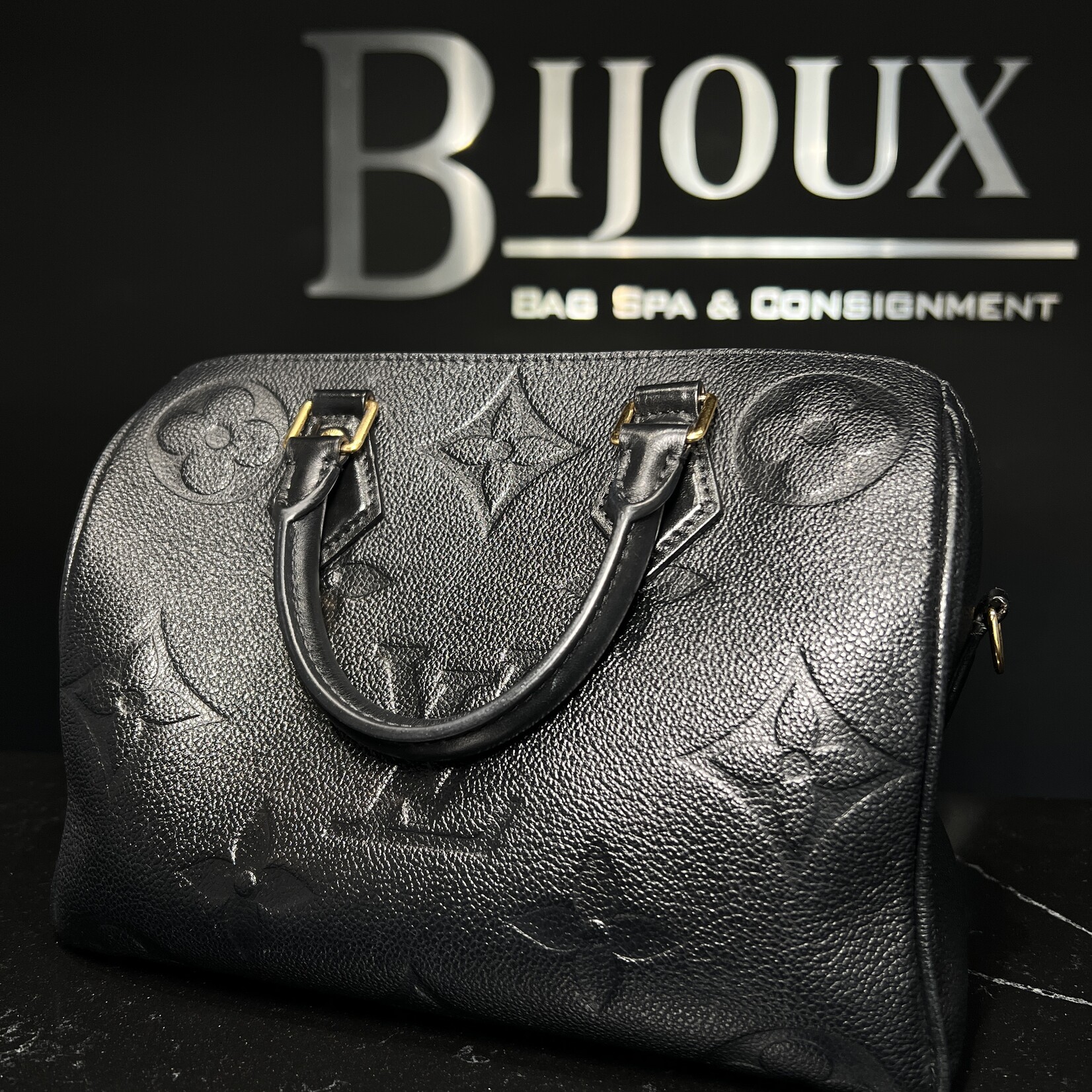 Louis Vuitton SOLD - Louis Vuitton Speedy Bandouliere Black