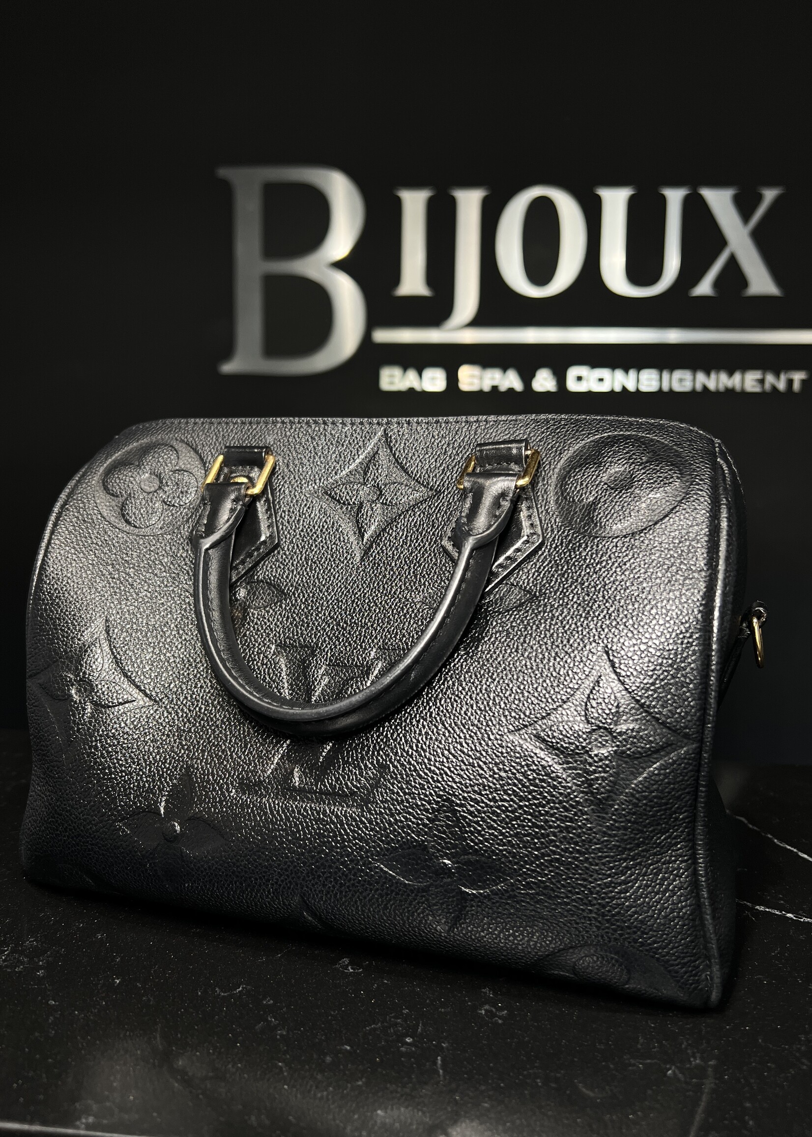 Louis Vuitton SOLD - Louis Vuitton Speedy Bandouliere Black