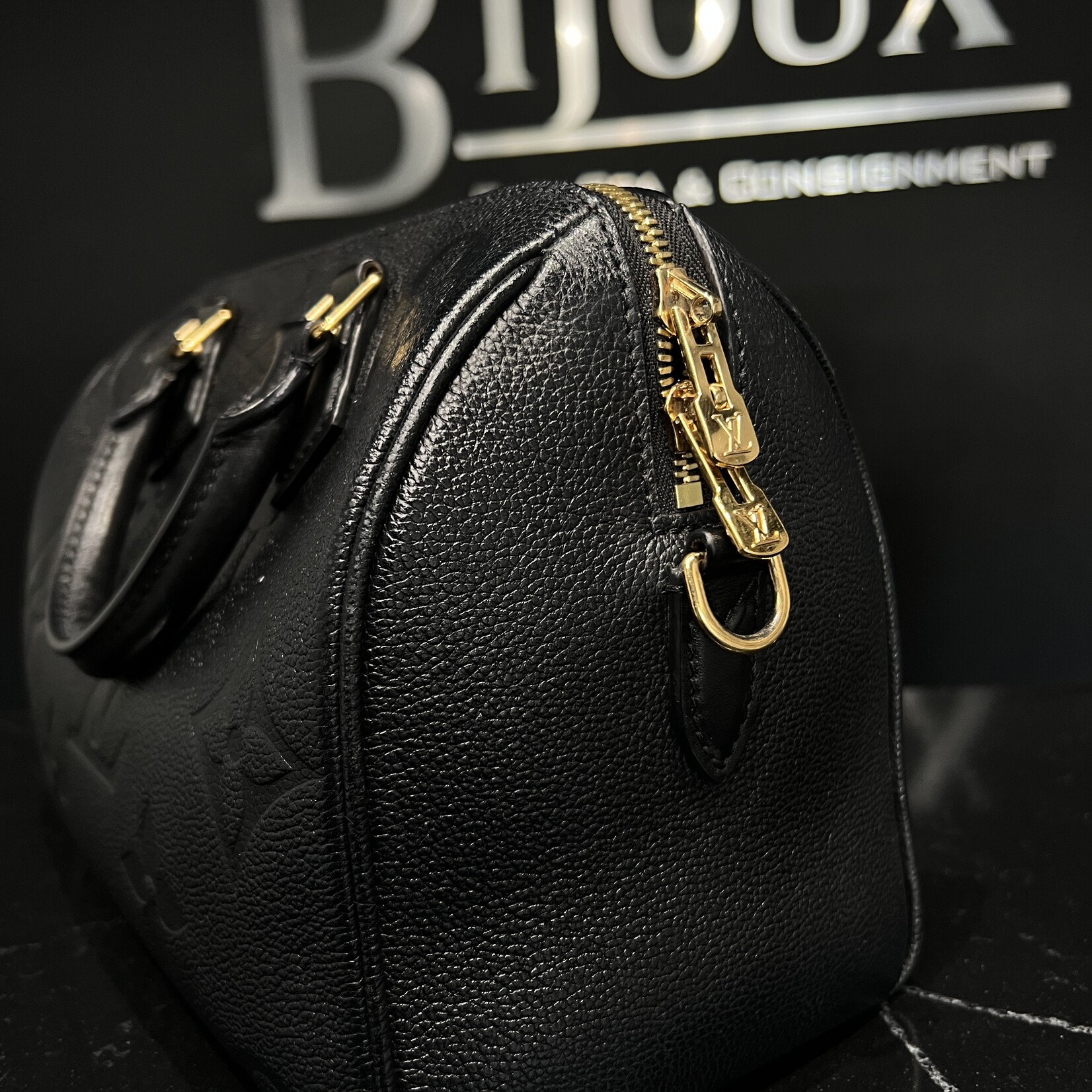 Louis Vuitton SOLD - Louis Vuitton Speedy Bandouliere Black