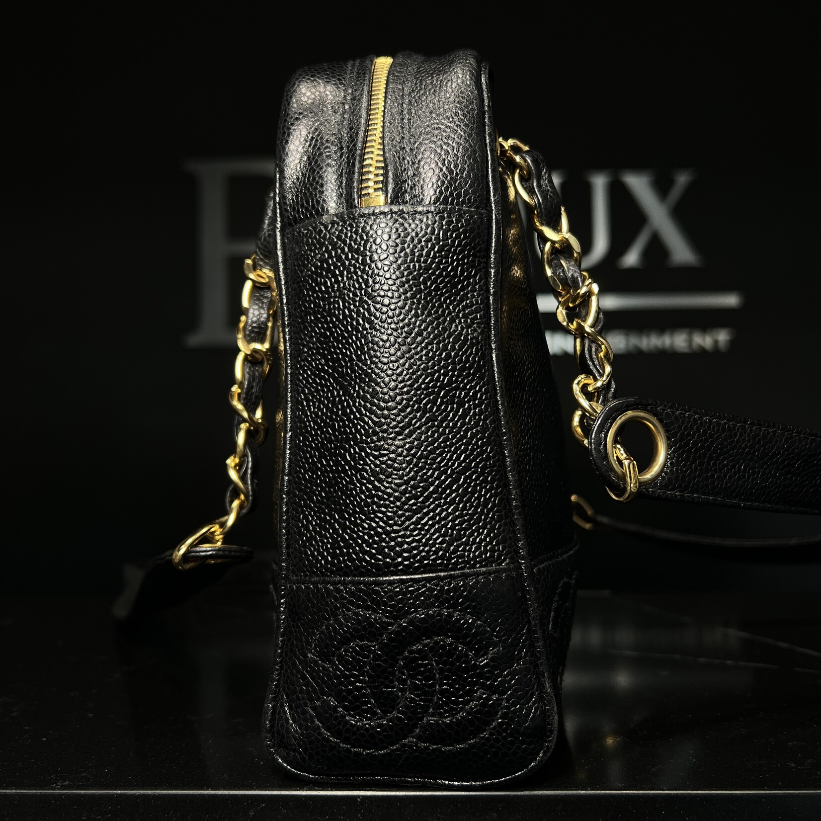 Chanel SOLD - Chanel 3 CC Caviar Shoulder Bag