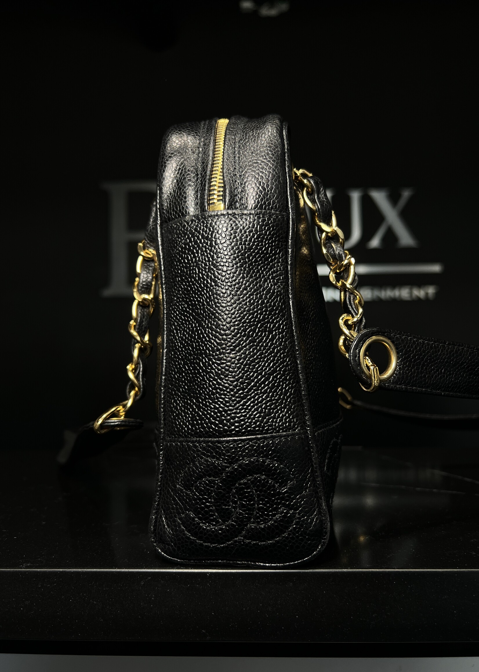 Chanel SOLD - Chanel 3 CC Caviar Shoulder Bag