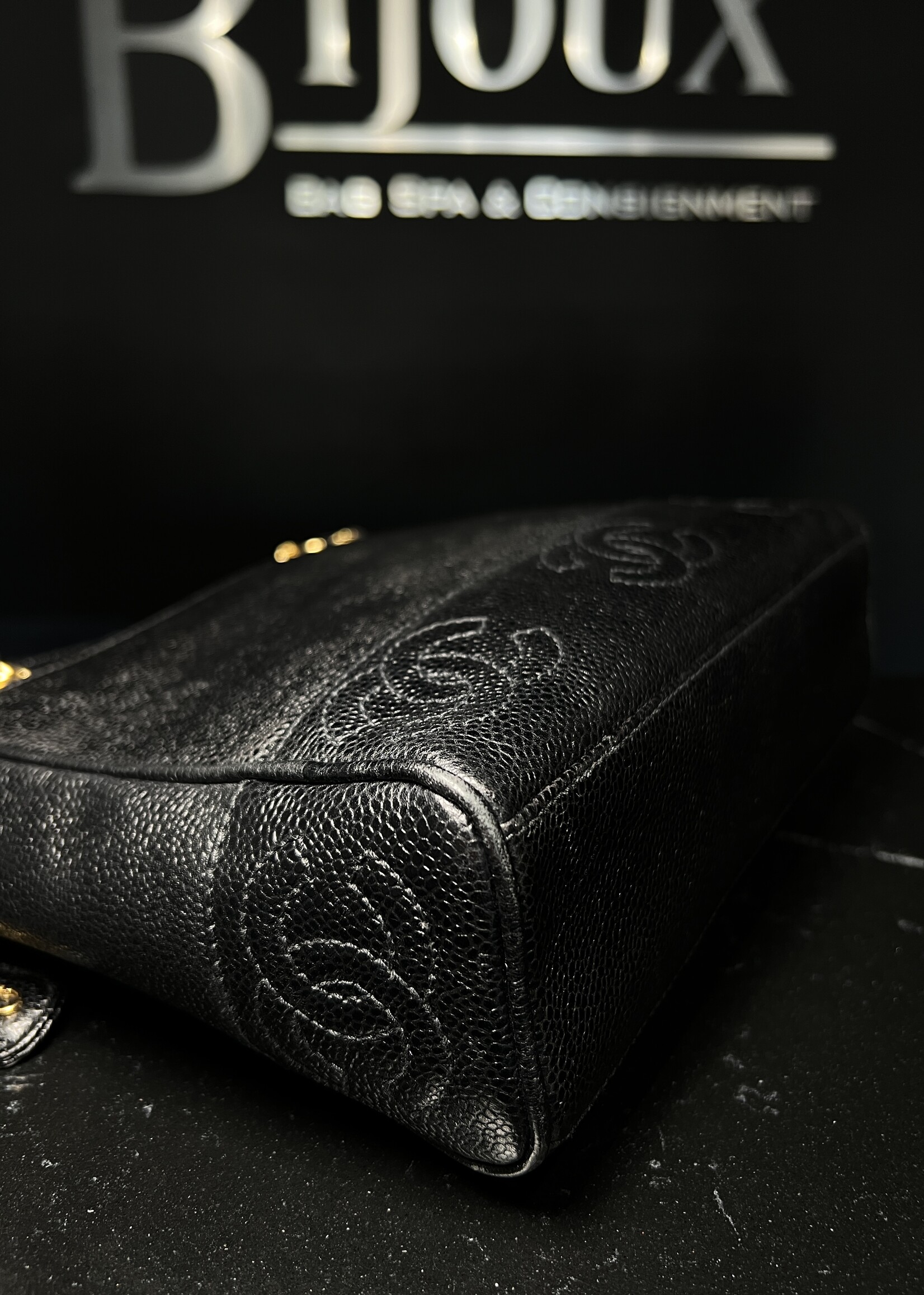 Chanel SOLD - Chanel 3 CC Caviar Shoulder Bag