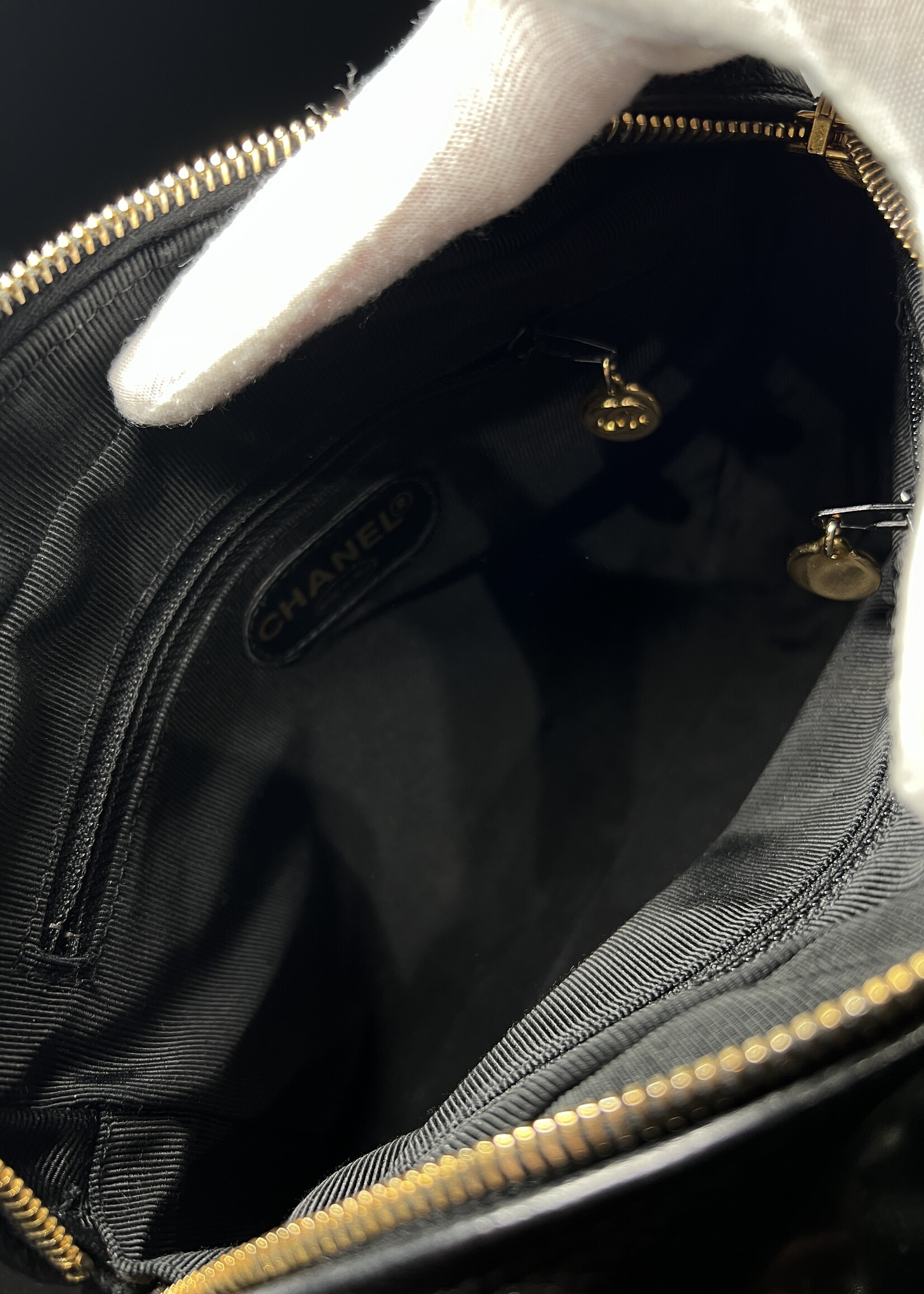 Chanel SOLD - Chanel 3 CC Caviar Shoulder Bag