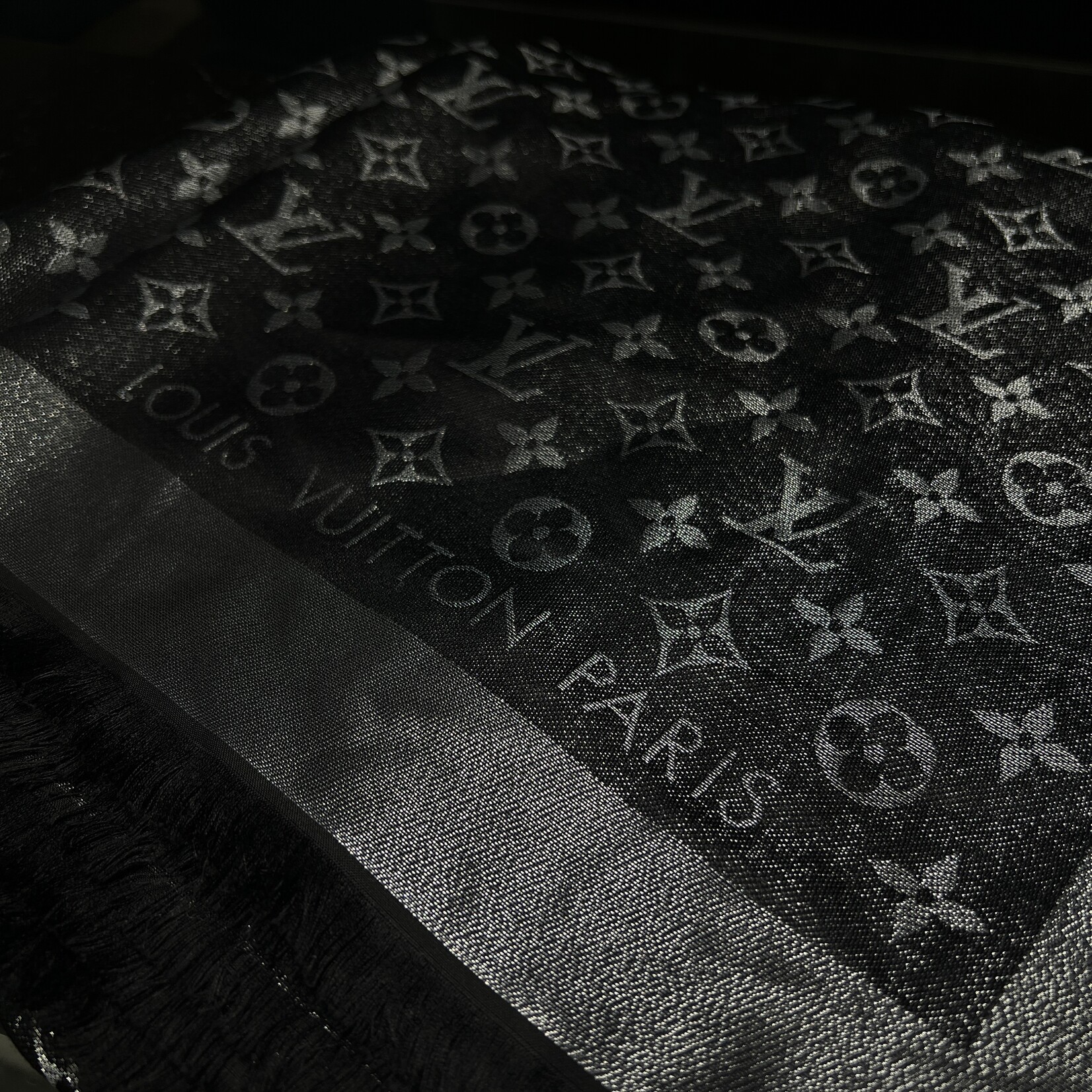 Louis Vuitton Louis Vuitton Monogram Metallic Shawl