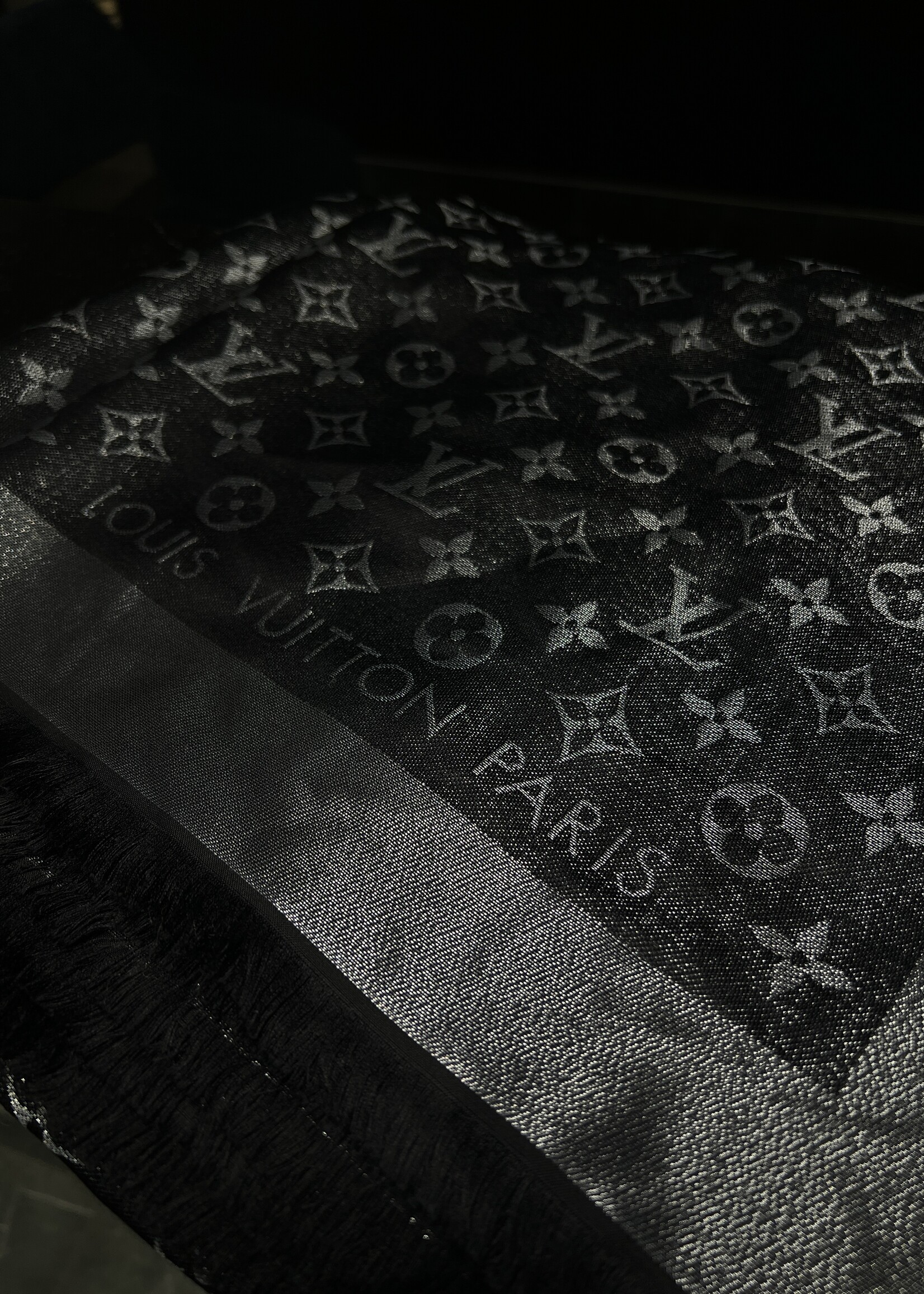 Louis Vuitton Louis Vuitton Monogram Metallic Shawl