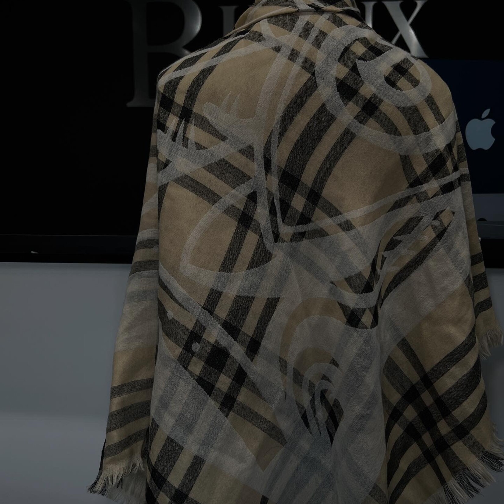 Burberry Burberry EKD Wool Blend Scarf