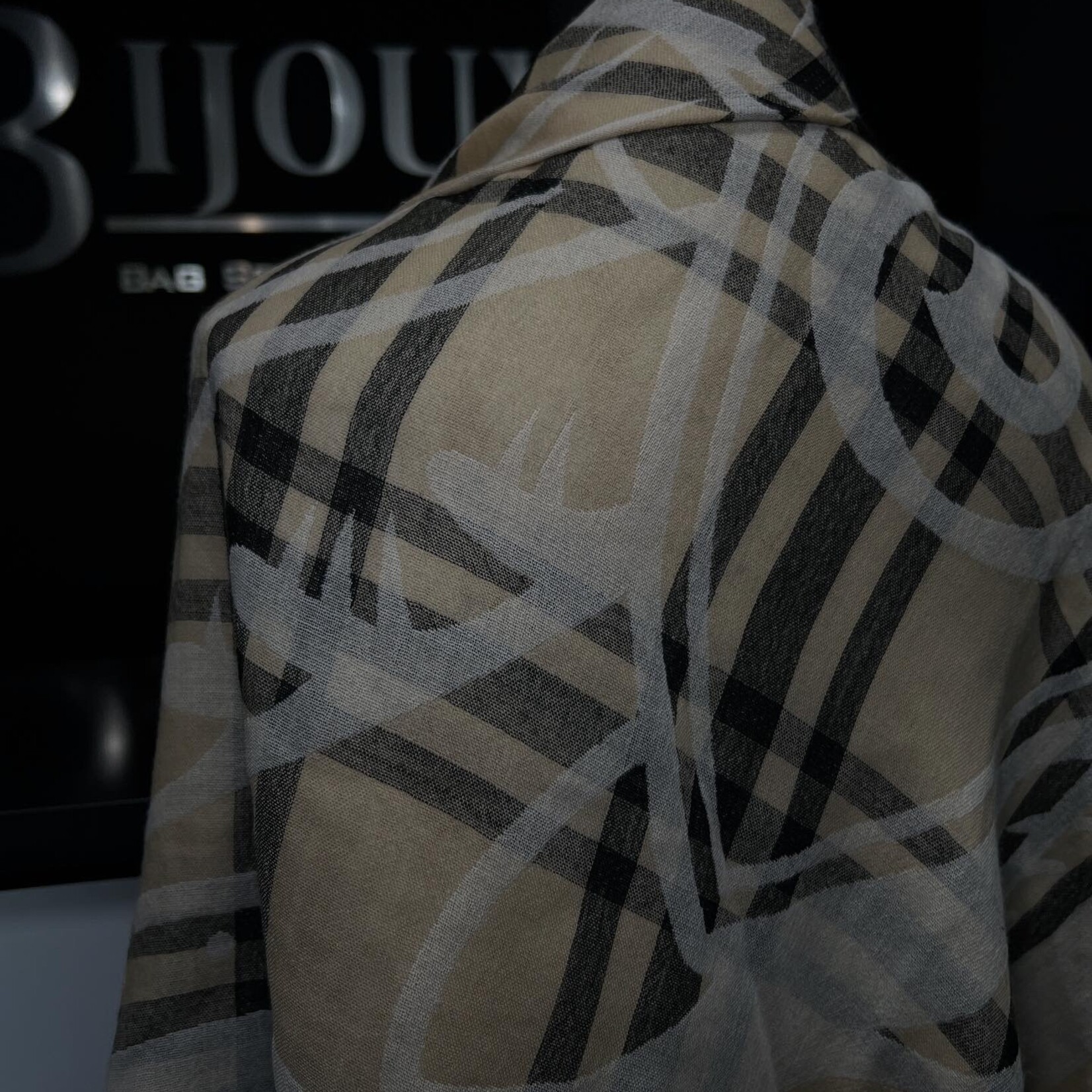 Burberry Burberry EKD Wool Blend Scarf