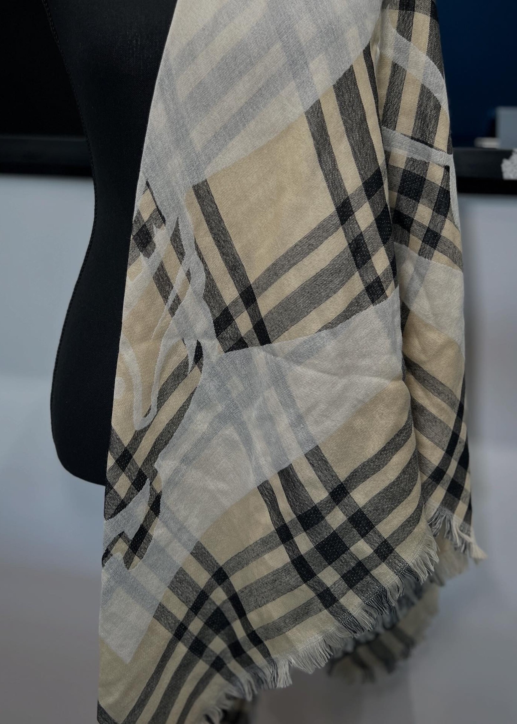 Burberry Burberry EKD Wool Blend Scarf