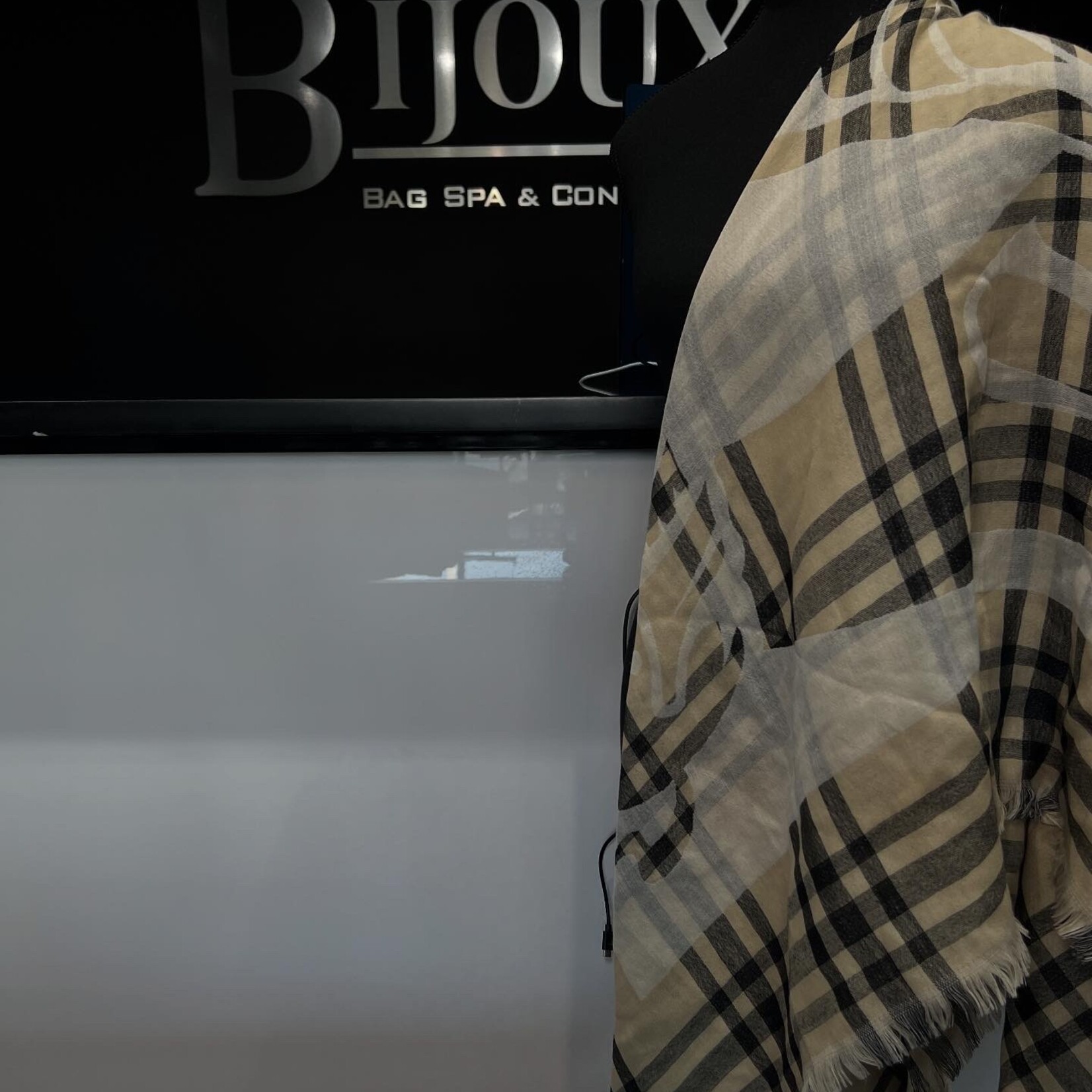 Burberry Burberry EKD Wool Blend Scarf