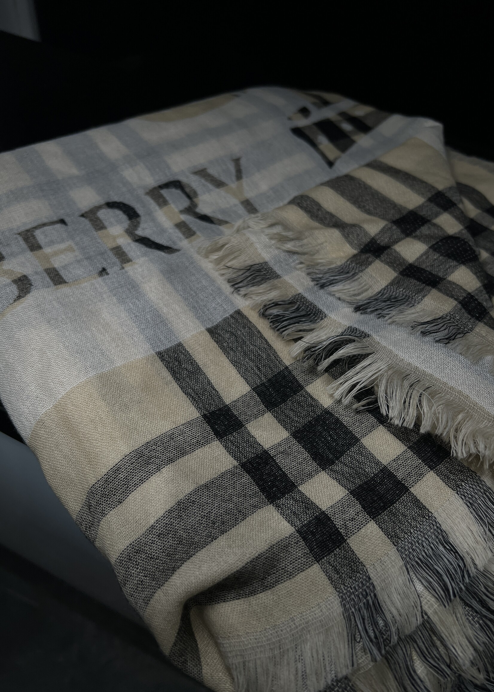 Burberry Burberry EKD Wool Blend Scarf