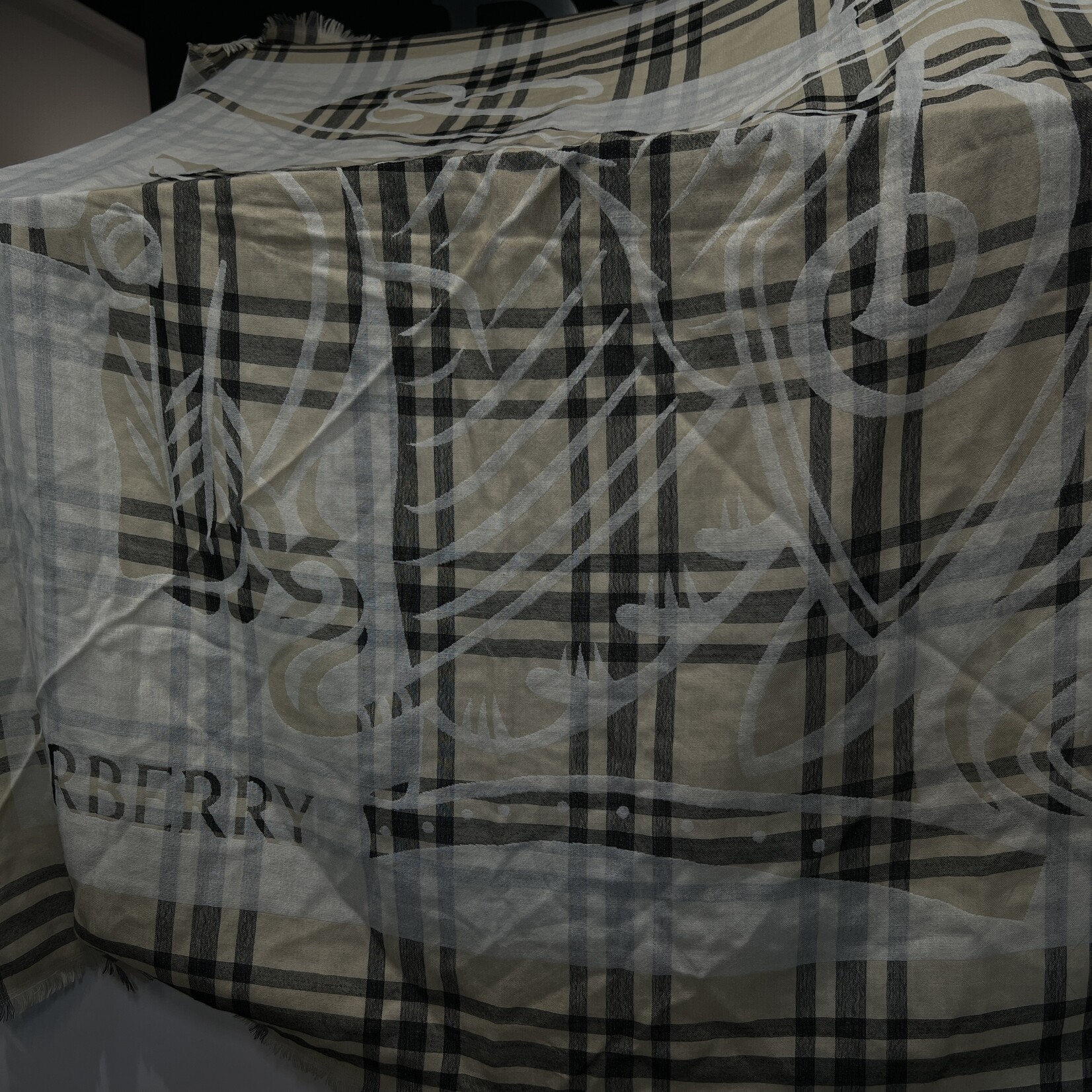 Burberry Burberry EKD Wool Blend Scarf