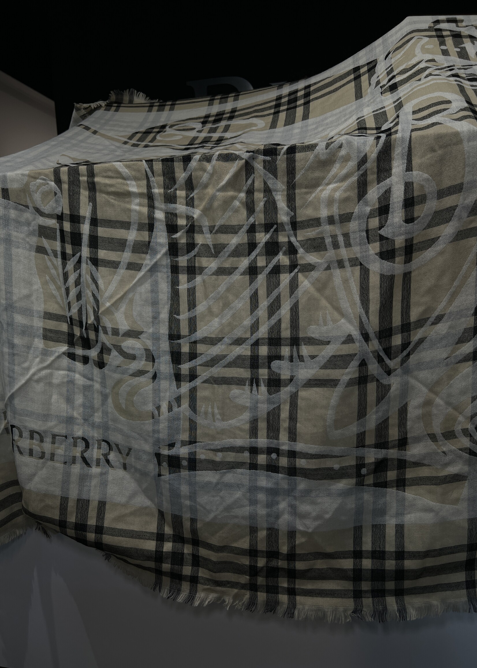 Burberry Burberry EKD Wool Blend Scarf
